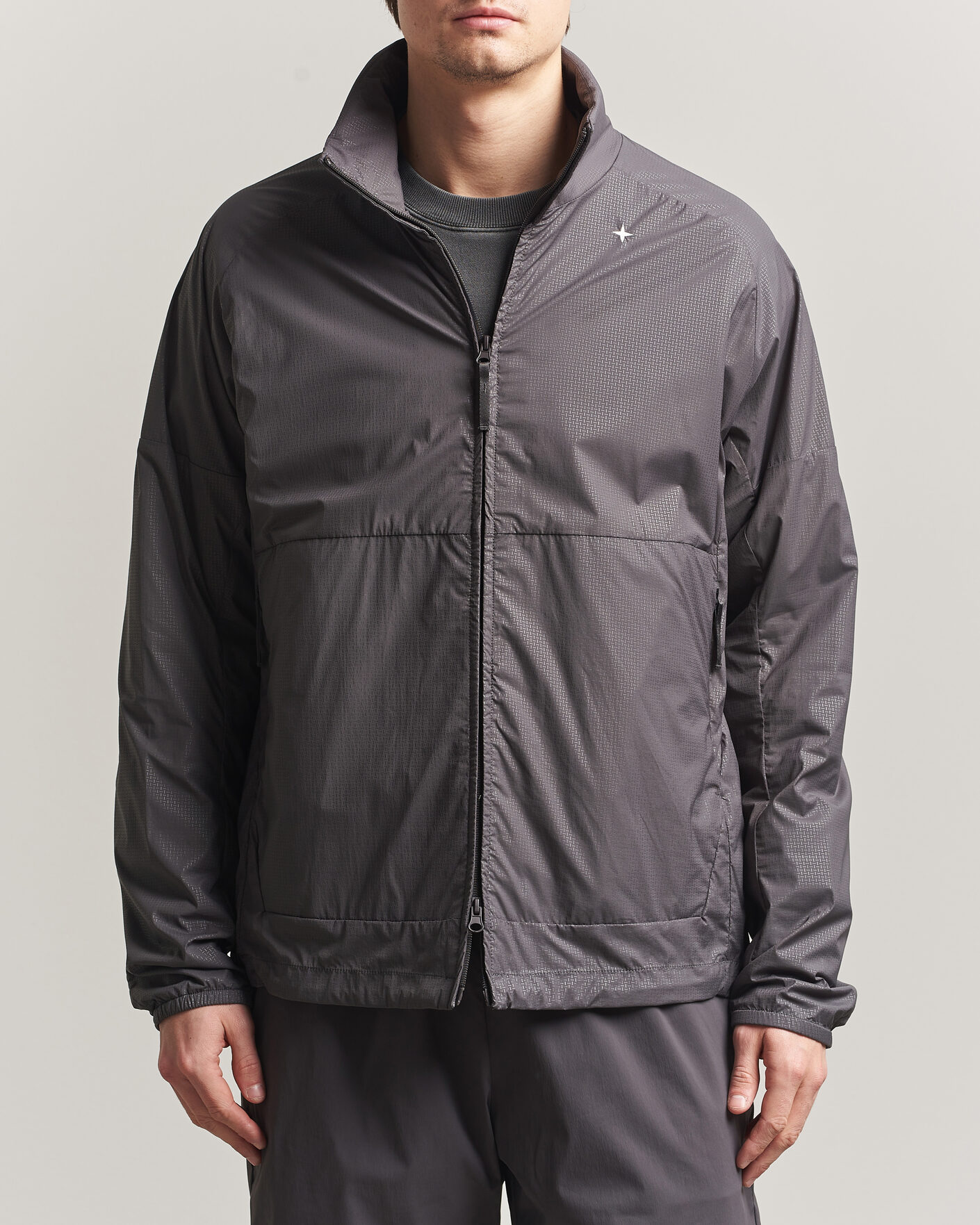 Homme | Manteaux Et Vestes | Stone Island | Stellina Nylon Stretch Field Jacket Charcoal