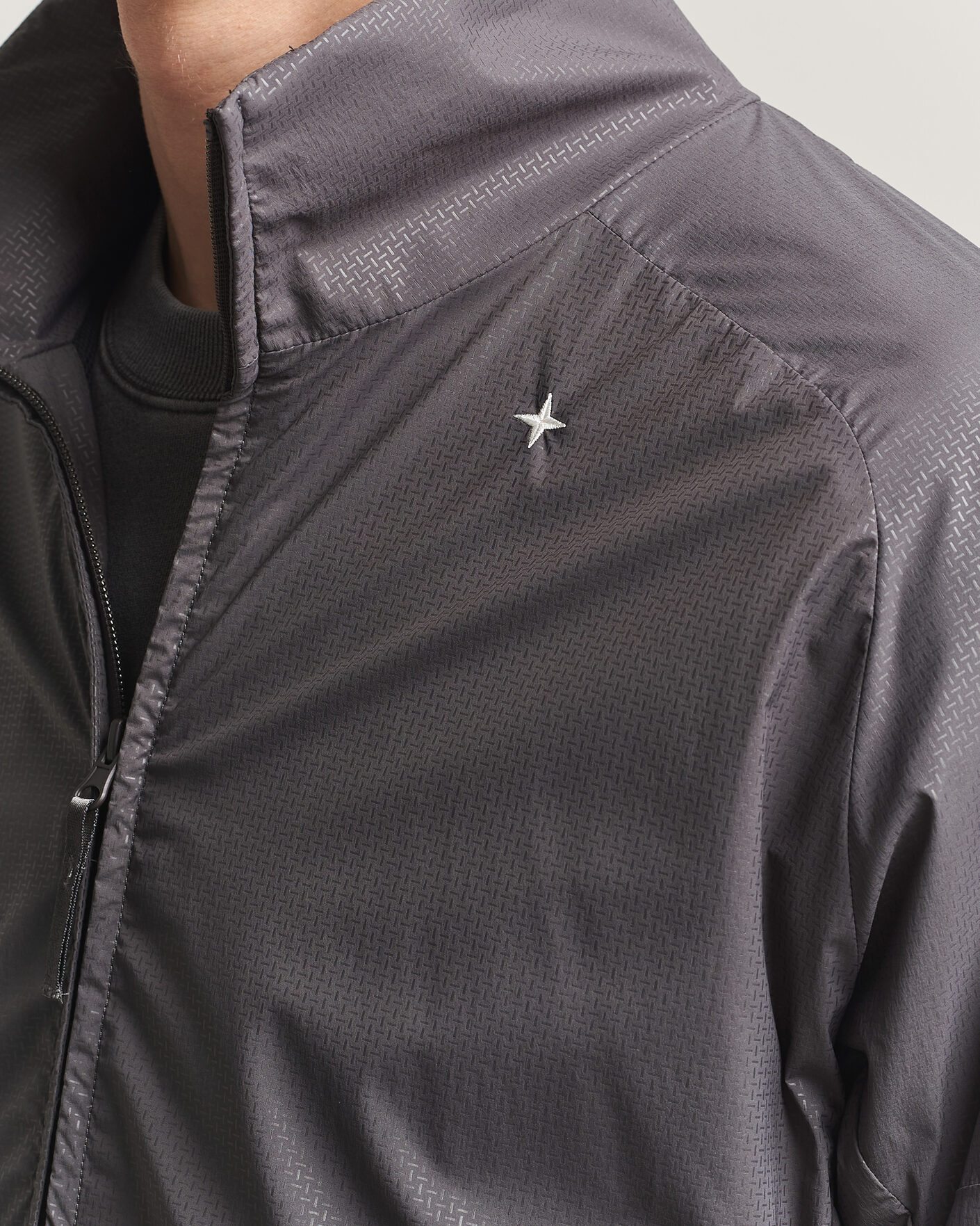 Homme | Manteaux Et Vestes | Stone Island | Stellina Nylon Stretch Field Jacket Charcoal