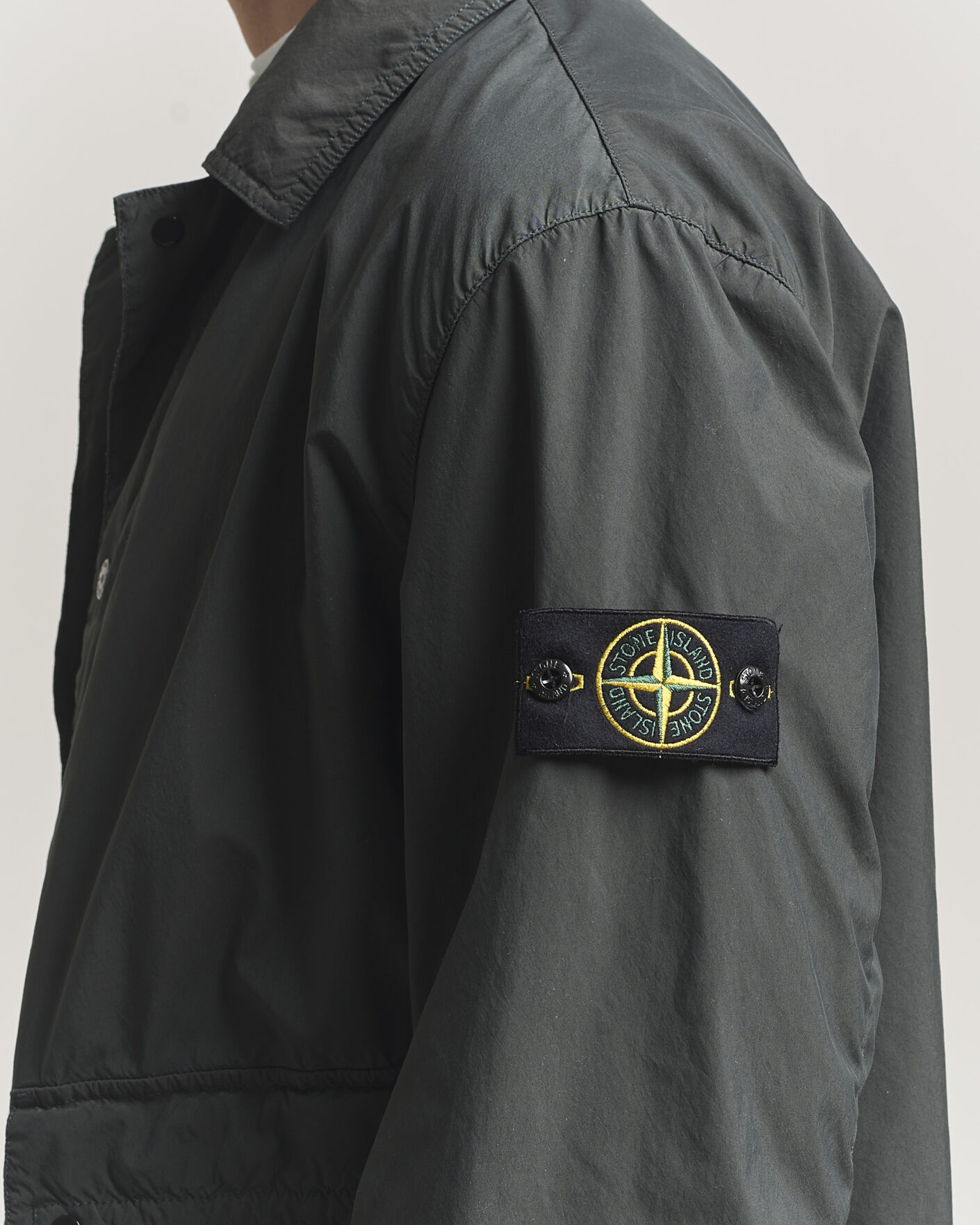 Homme | Manteaux Et Vestes | Stone Island | Light Compact Car Coat Charcoal