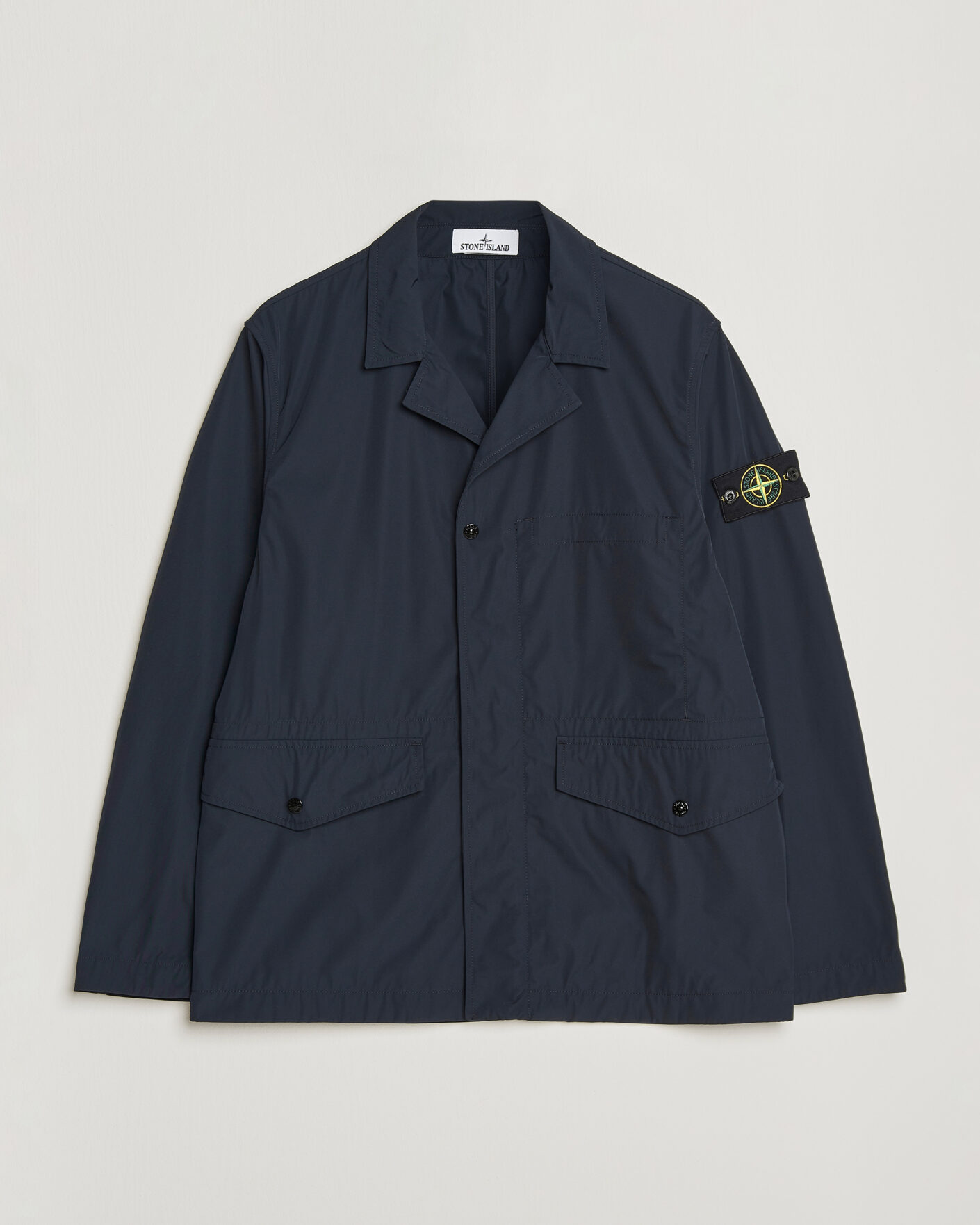 Homme | Manteaux Et Vestes | Stone Island | Micro Twill Blazer Jacket Navy