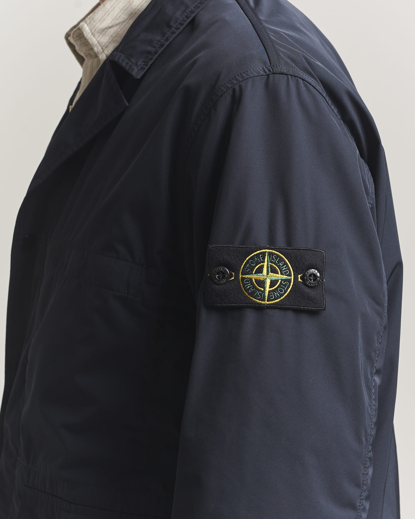 Homme | Manteaux Et Vestes | Stone Island | Micro Twill Blazer Jacket Navy