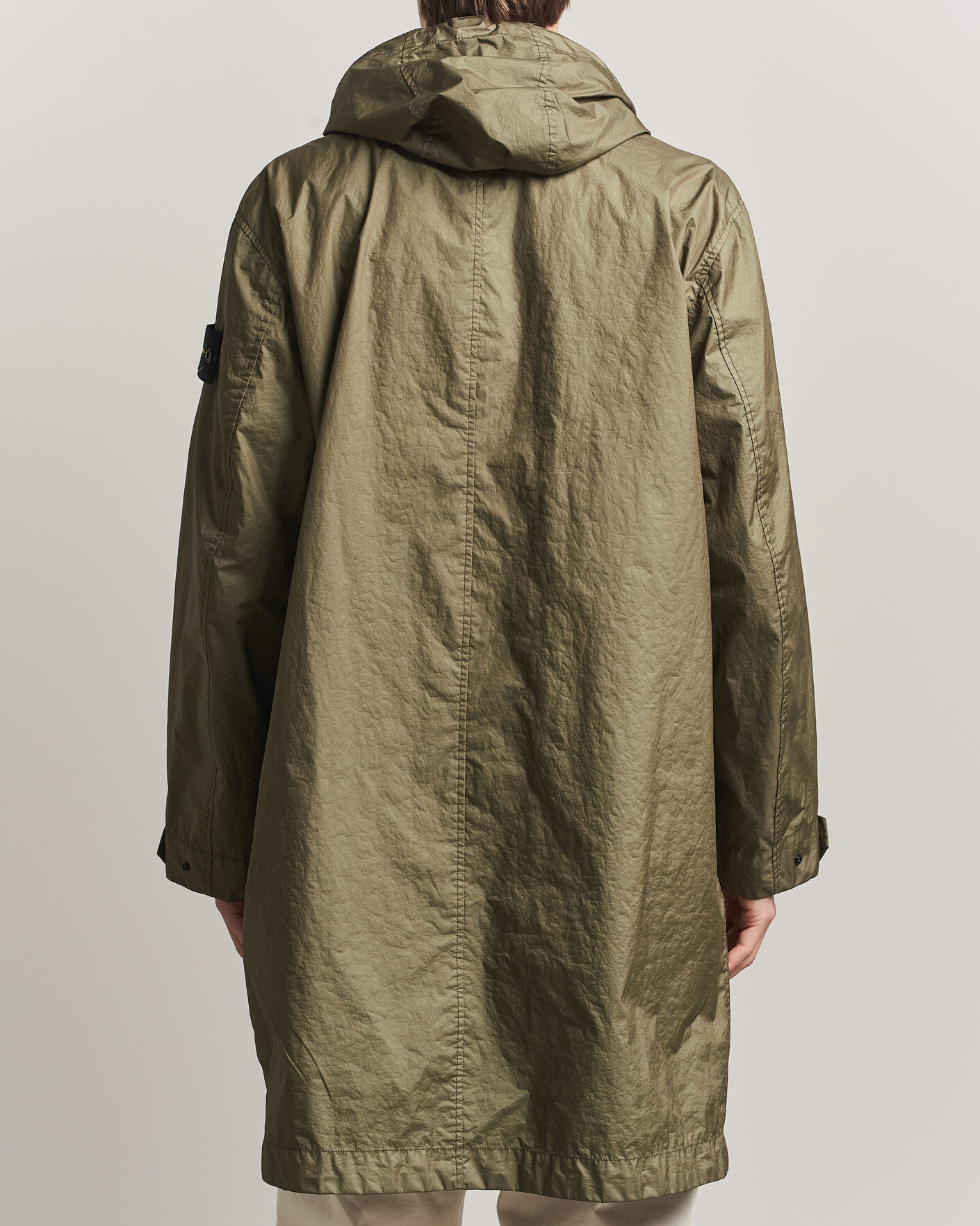 Heren | Jassen | Stone Island | Membrana 3L Hooded Parka Military Green