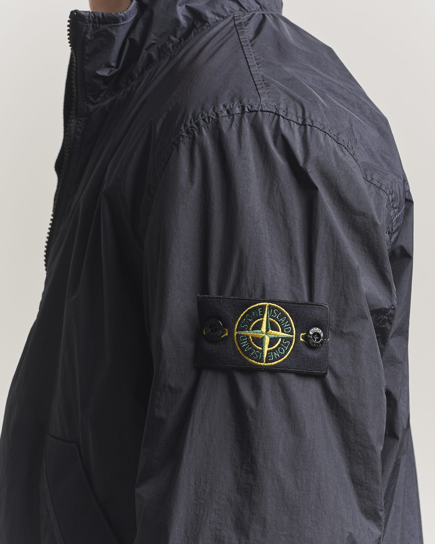 Homme | Manteaux Et Vestes | Stone Island | Crinkle Reps Short Jacket Navy