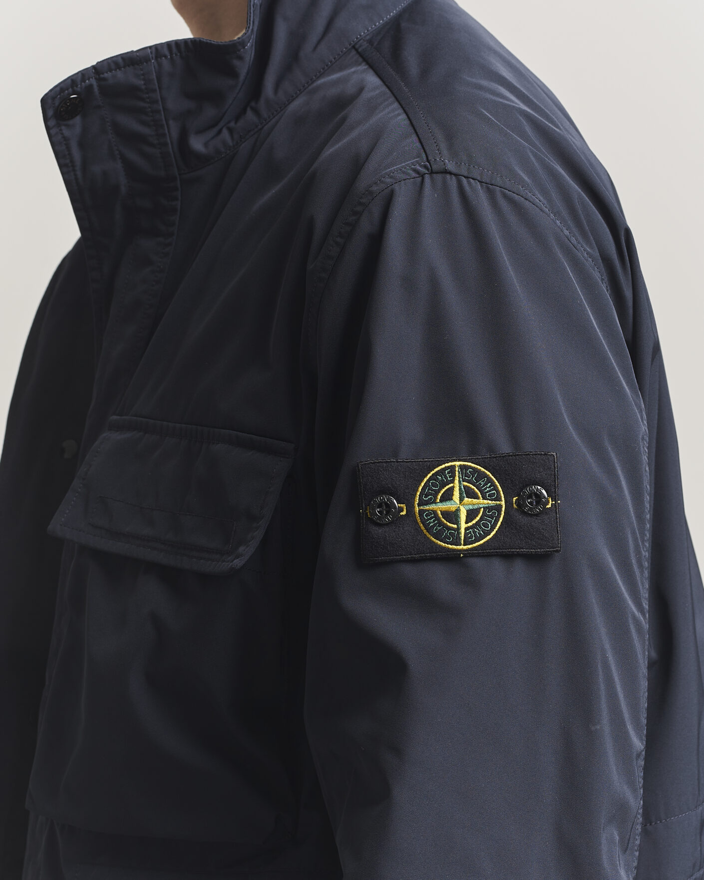 Heren | Jassen | Stone Island | Micro Twill Field Jacket Navy