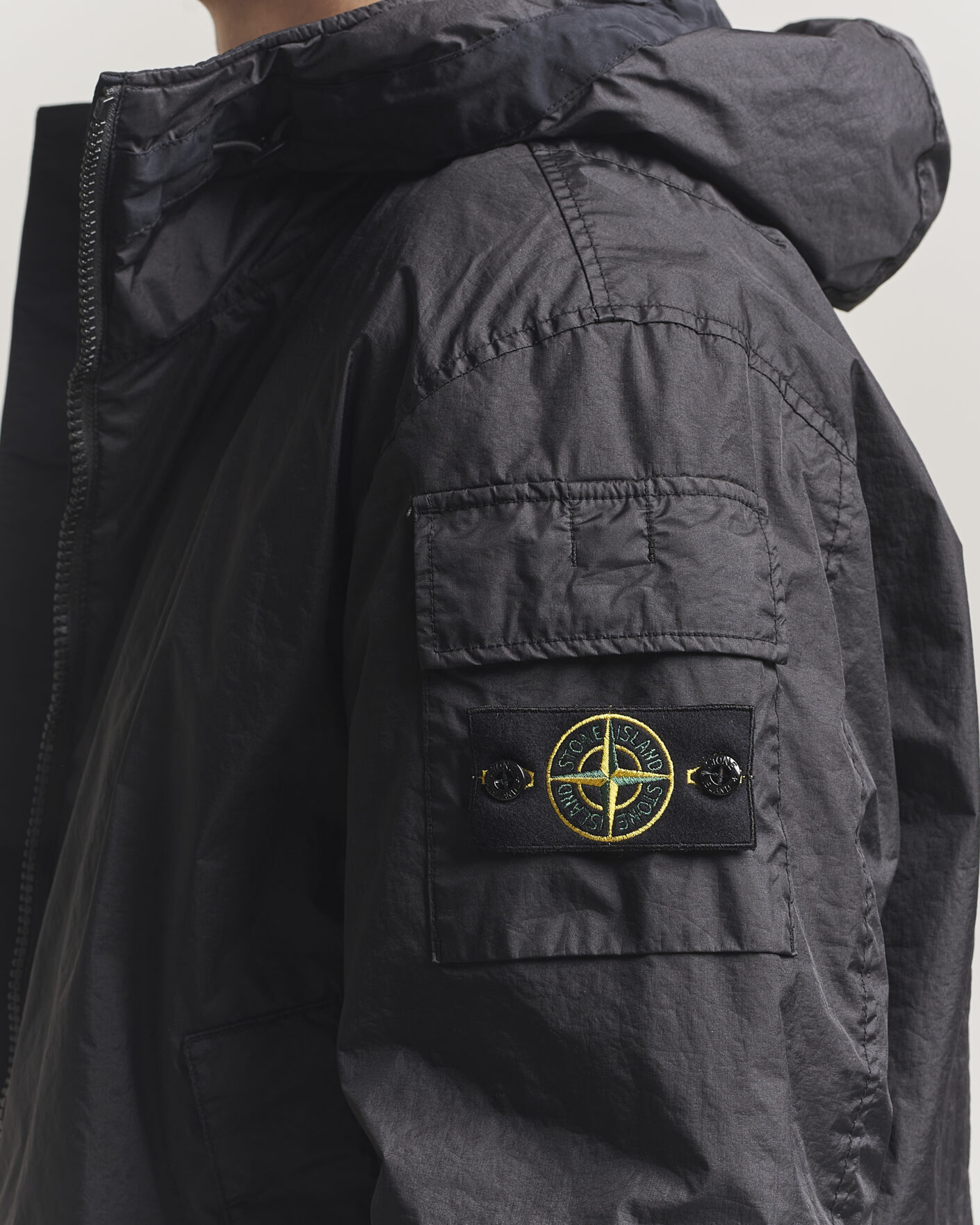 Homme | Manteaux Et Vestes | Stone Island | Membrana 3L Hood Jacket Black