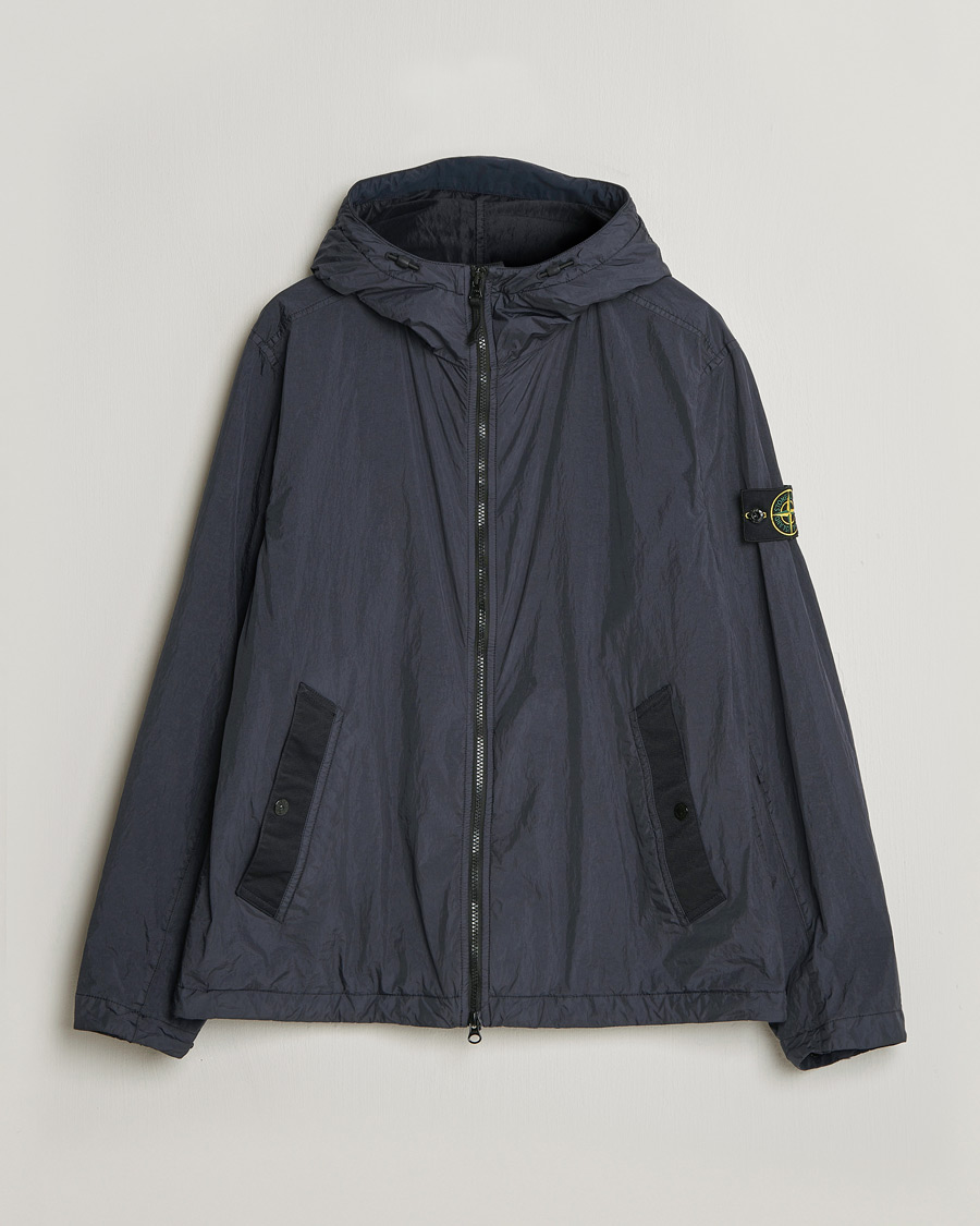 Heren | Jassen | Stone Island | Crinkle Reps Padded Hood Jacket Navy