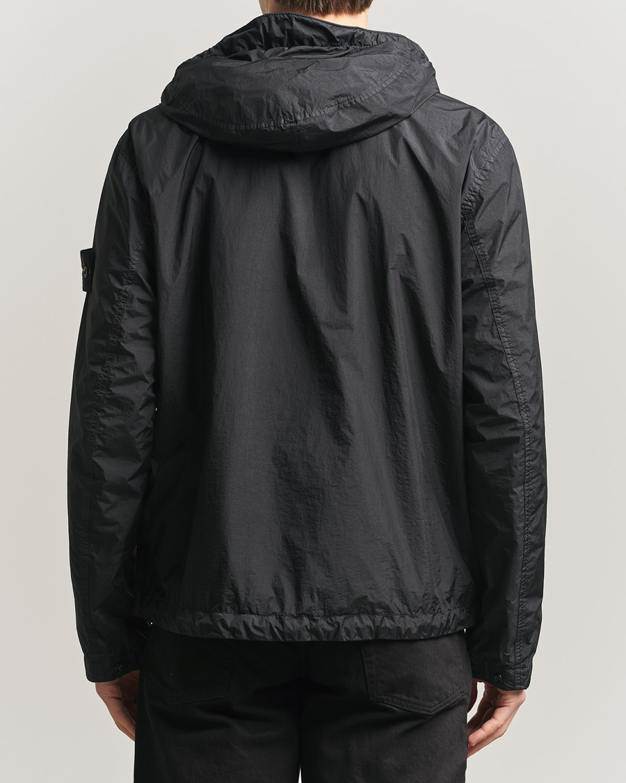 Homme | Manteaux Et Vestes | Stone Island | Crinkle Reps Padded Hood Jacket Black
