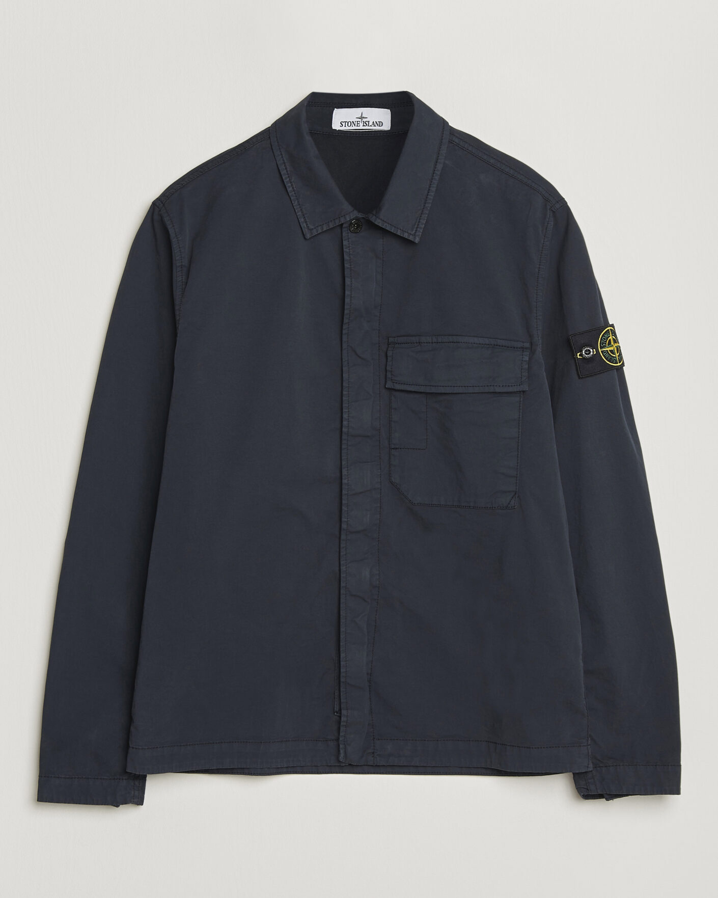 Heren | Jassen | Stone Island | Organic Cotton Twill Overshirt Navy
