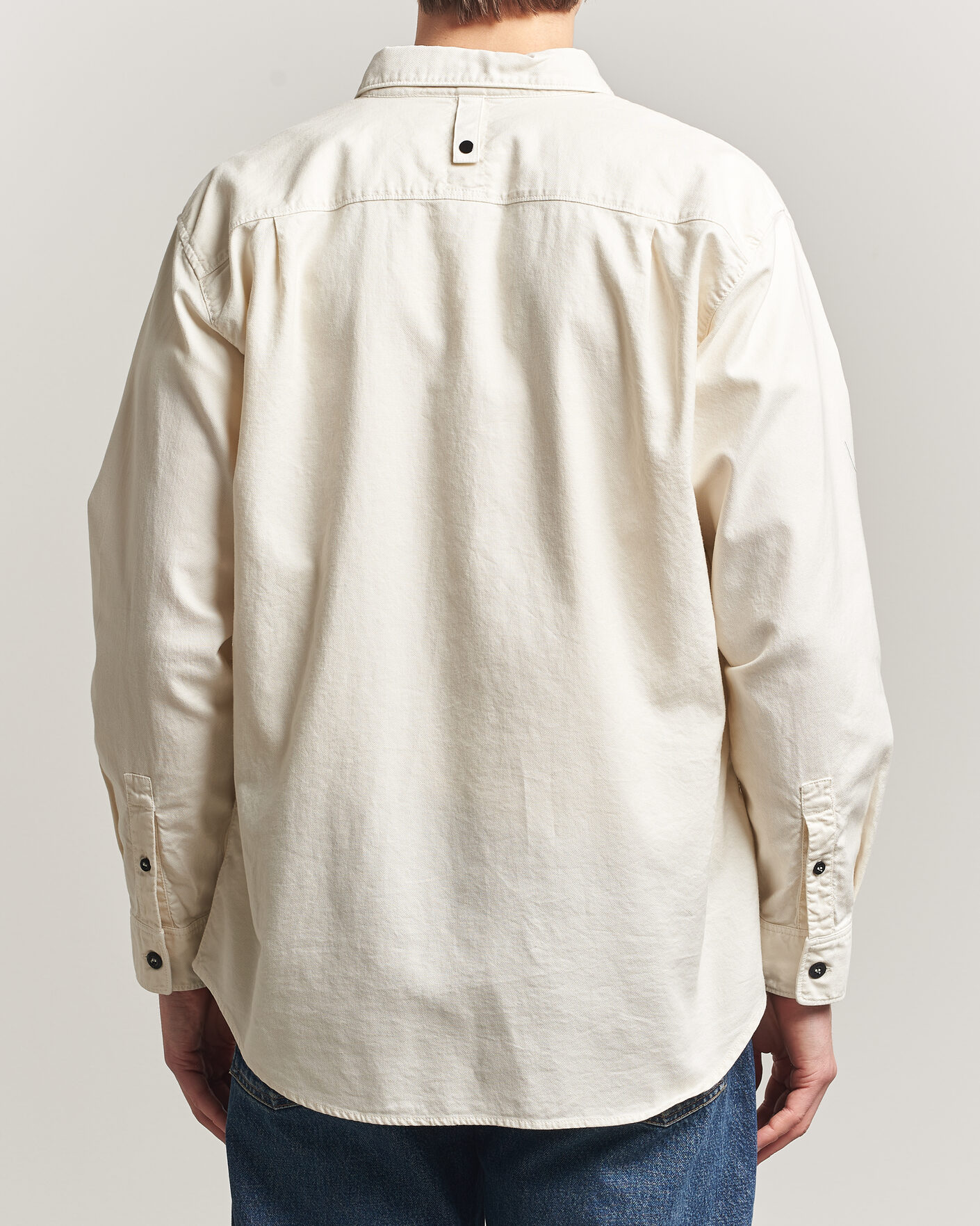 Homme | Chemises | Stone Island | Organic Cotton Oxford Shirt Ivory
