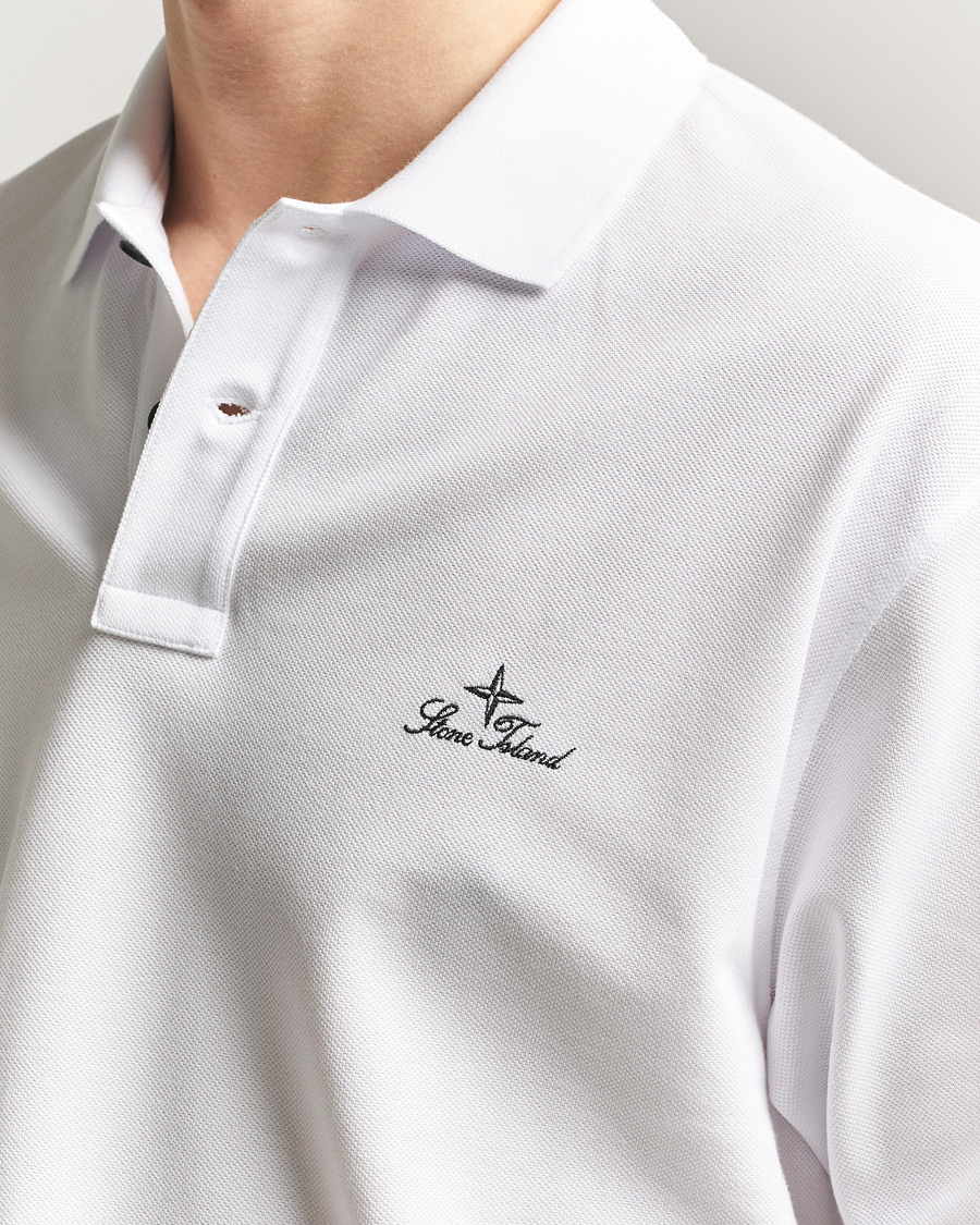 Heren | Polo's | Stone Island | Organic Cotton Pique White