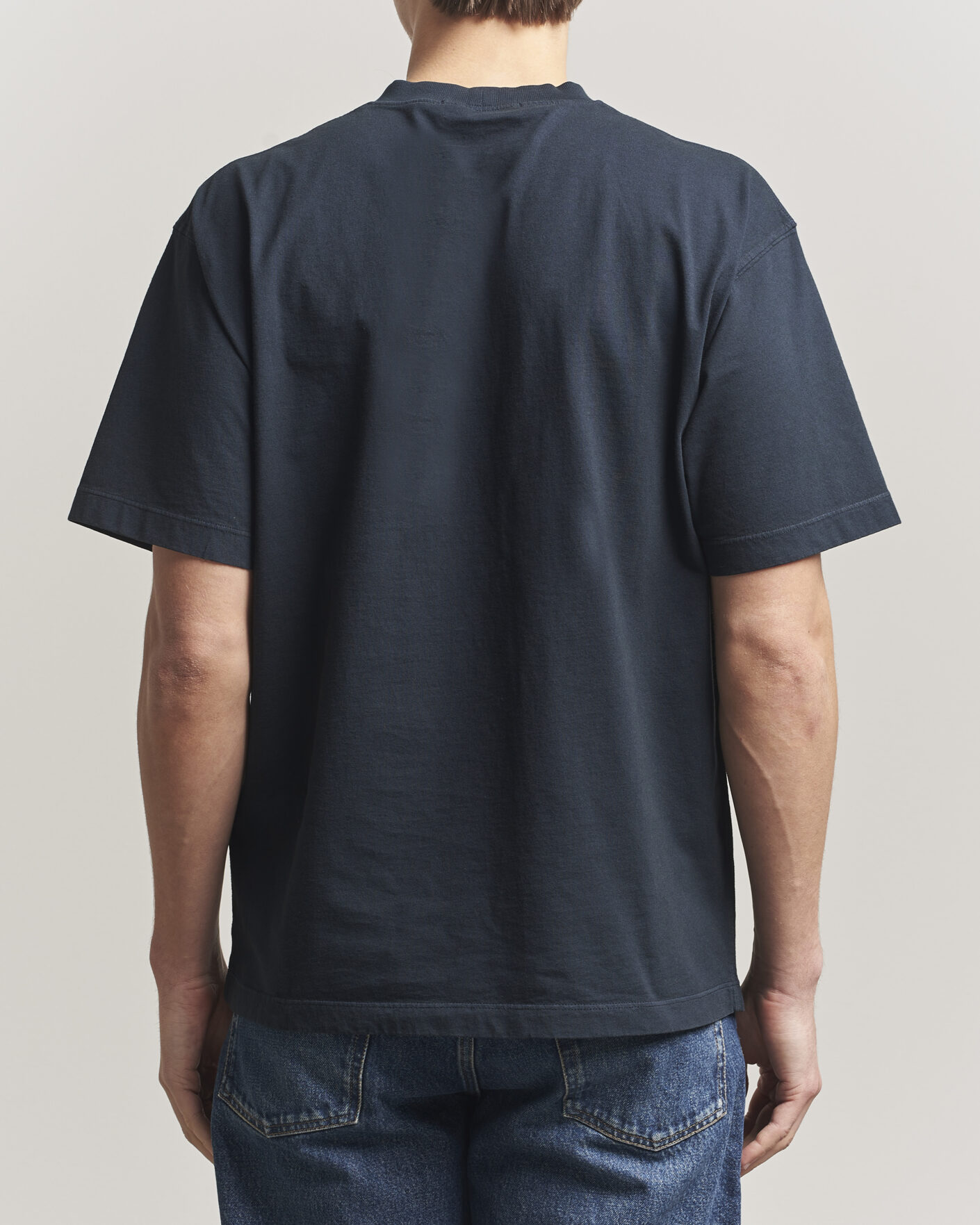 Homme | T-shirts | Stone Island | Combed Organic Cotton T-Shirt Navy