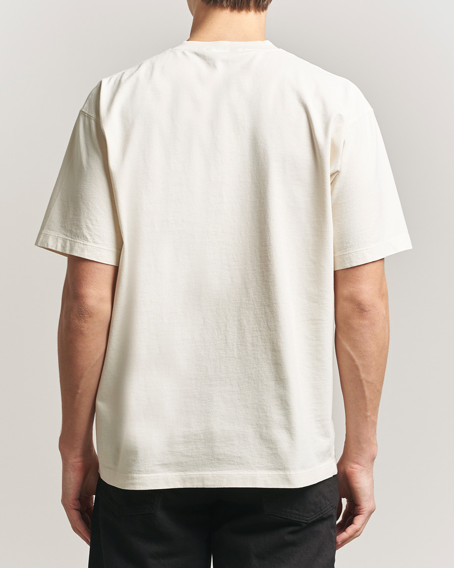 Heren | T-shirts | Stone Island | Combed Organic Cotton T-Shirt Ivory