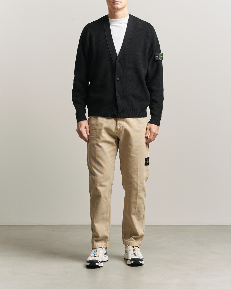 Homme | Pantalons | Stone Island | Organic Panama Cotton Trousers Desert