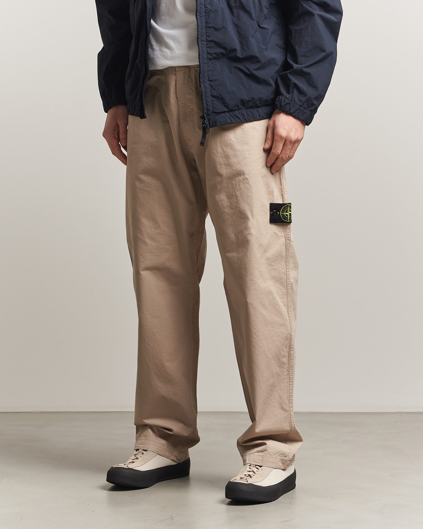 Heren | Broeken | Stone Island | Cotton Ripstop Trousers Desert