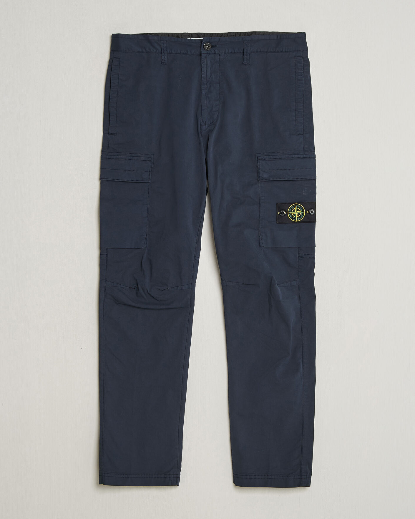 Heren | Broeken | Stone Island | Stretch Cotton Twill Cargo Trousers Navy