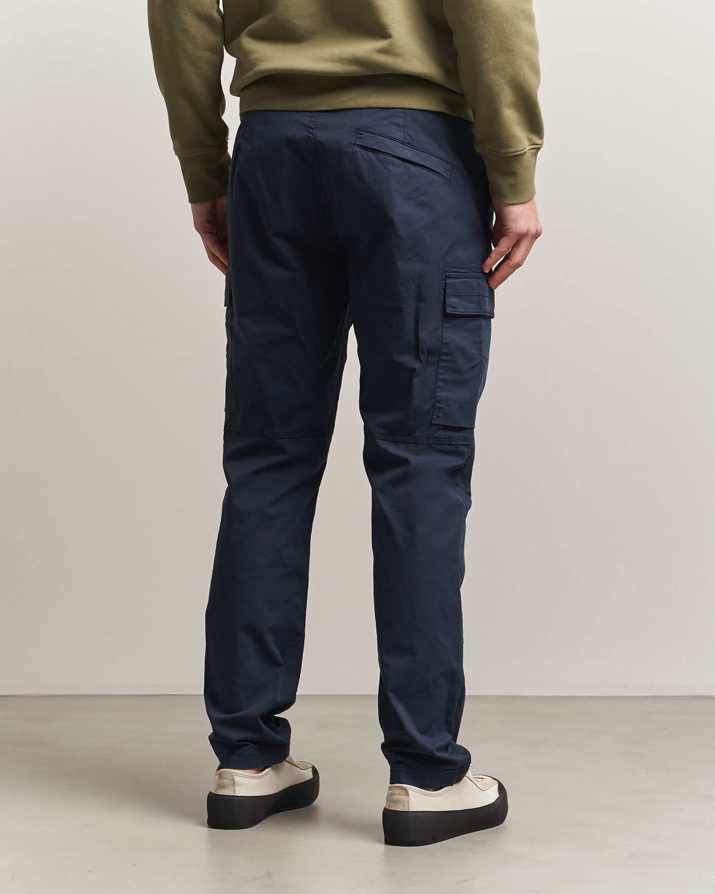 Homme | Pantalons | Stone Island | Stretch Cotton Twill Cargo Trousers Navy