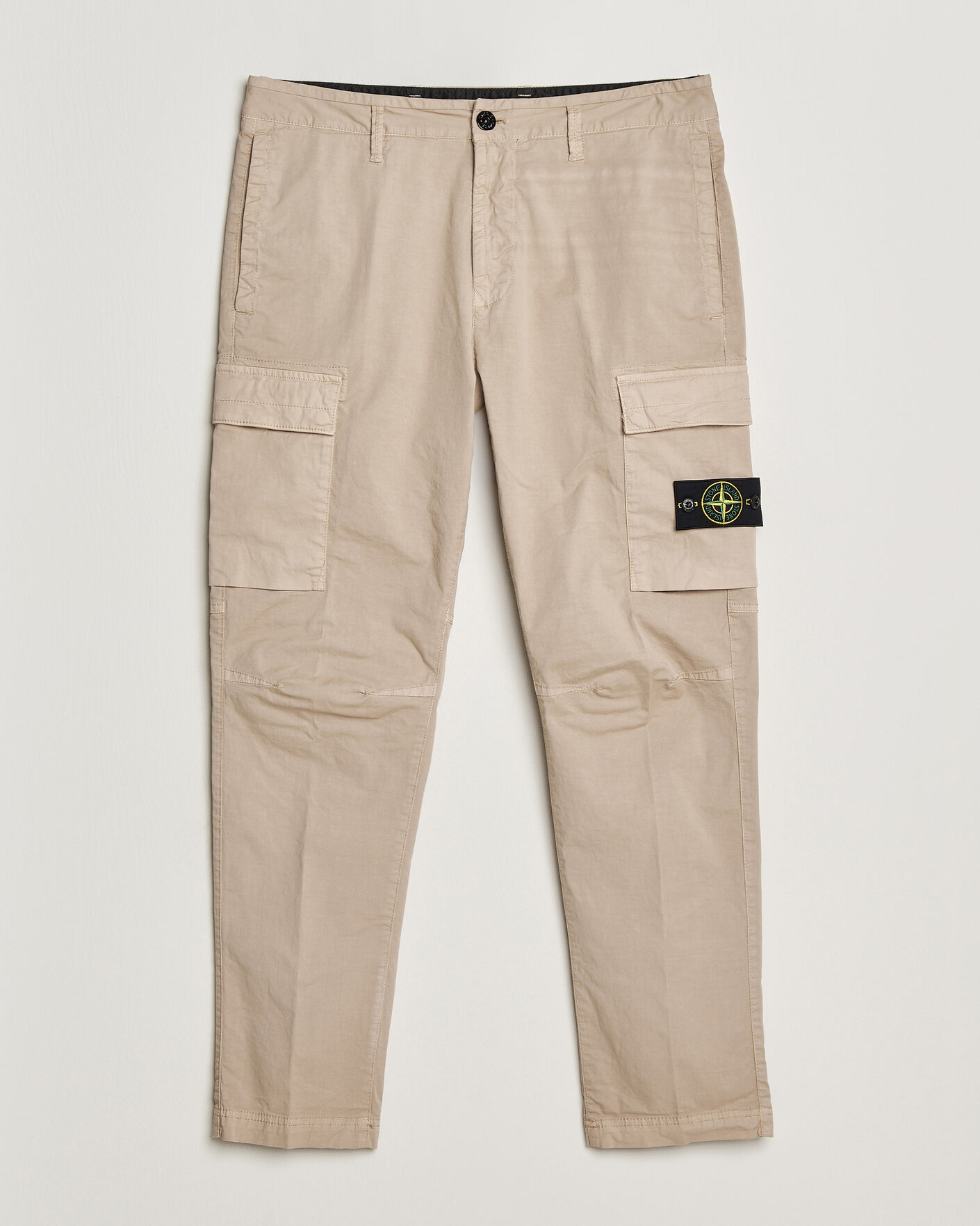 Heren | Broeken | Stone Island | Stretch Cotton Twill Cargo Trousers Desert