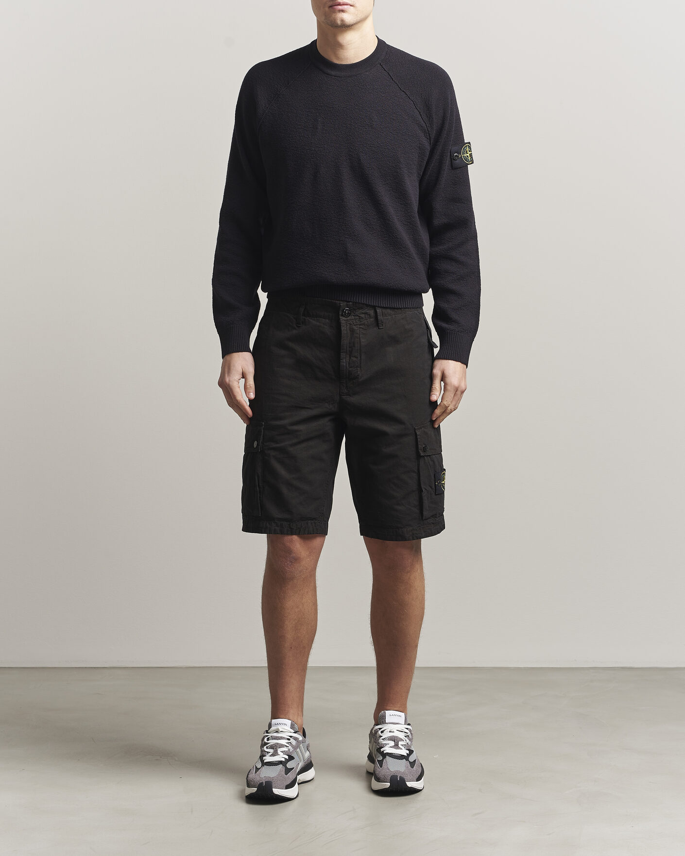 Heren | Truien | Stone Island | Raw Hand Organic Cotton Crewneck Navy