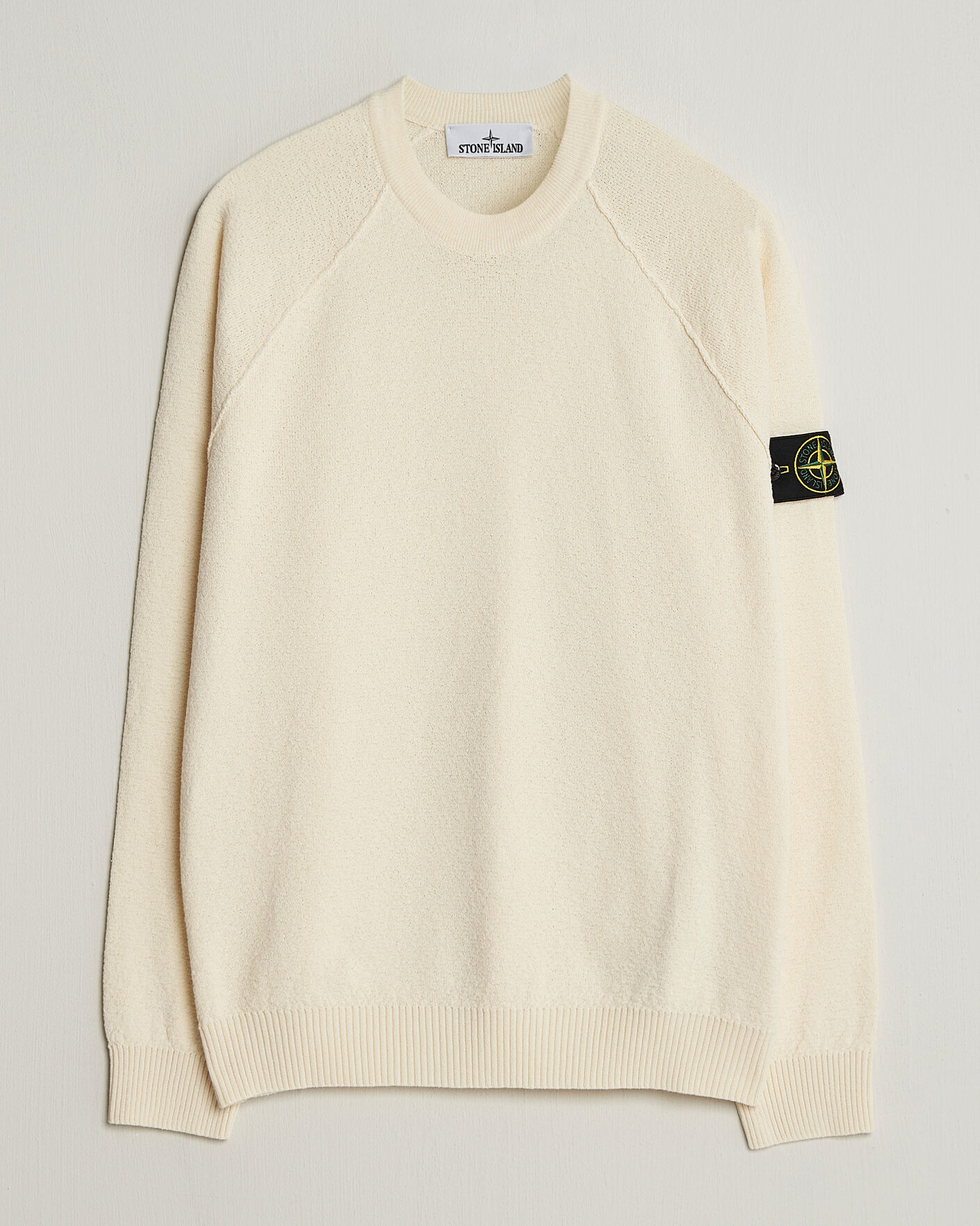 Heren | Truien | Stone Island | Raw Hand Organic Cotton Crewneck Ivory