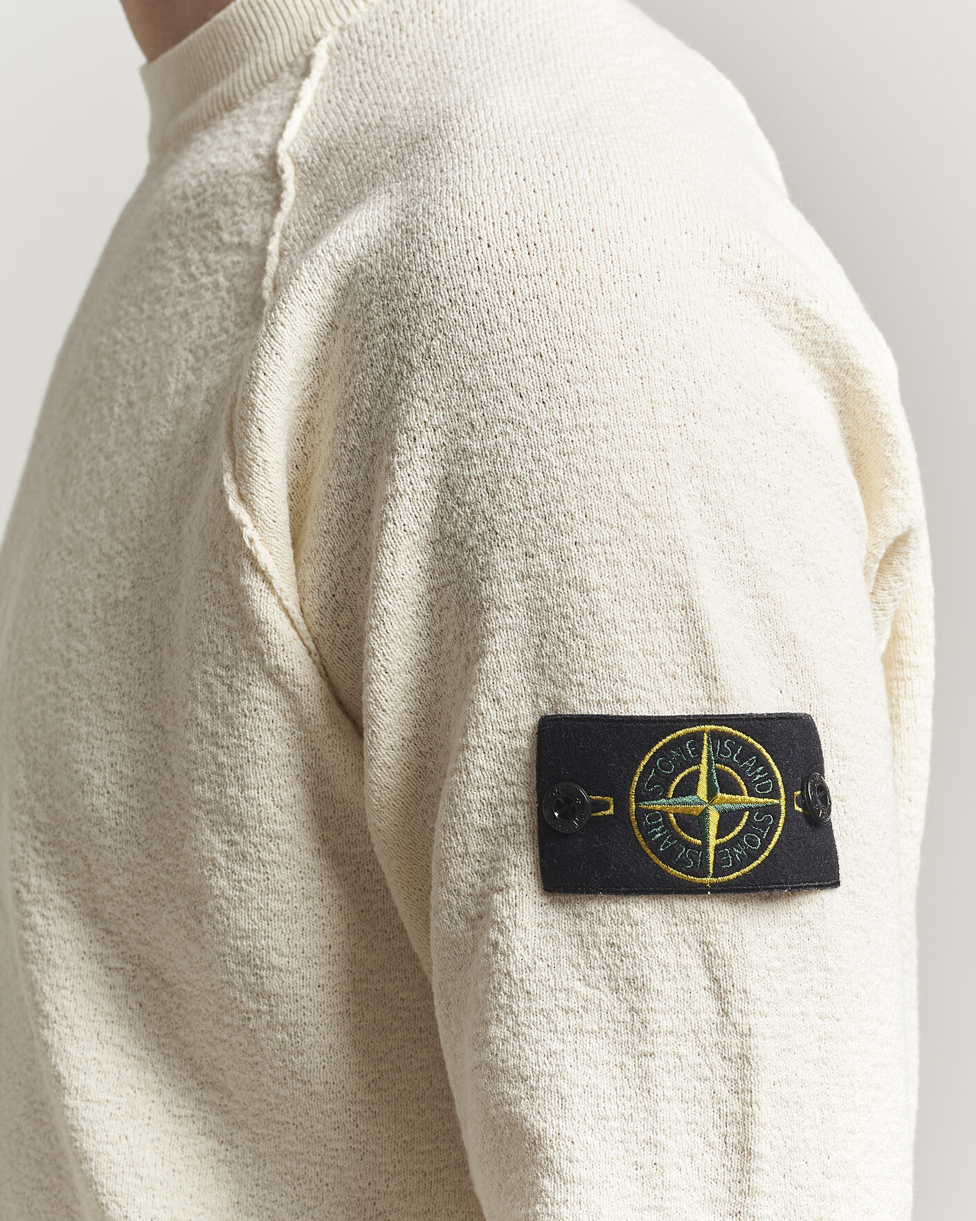 Heren | Truien | Stone Island | Raw Hand Organic Cotton Crewneck Ivory