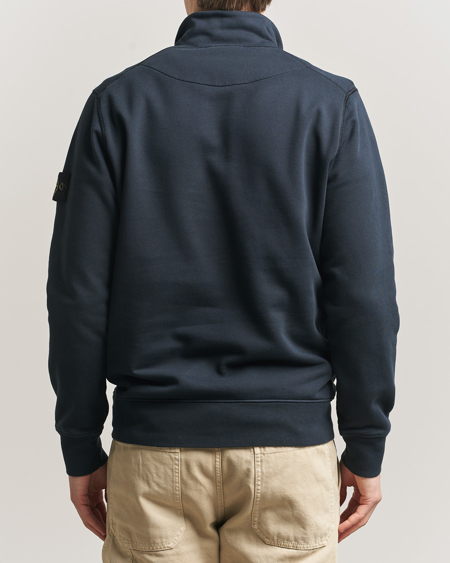 Homme | Pulls Et Tricots | Stone Island | Garment Dyed Fleece Half Zip Navy