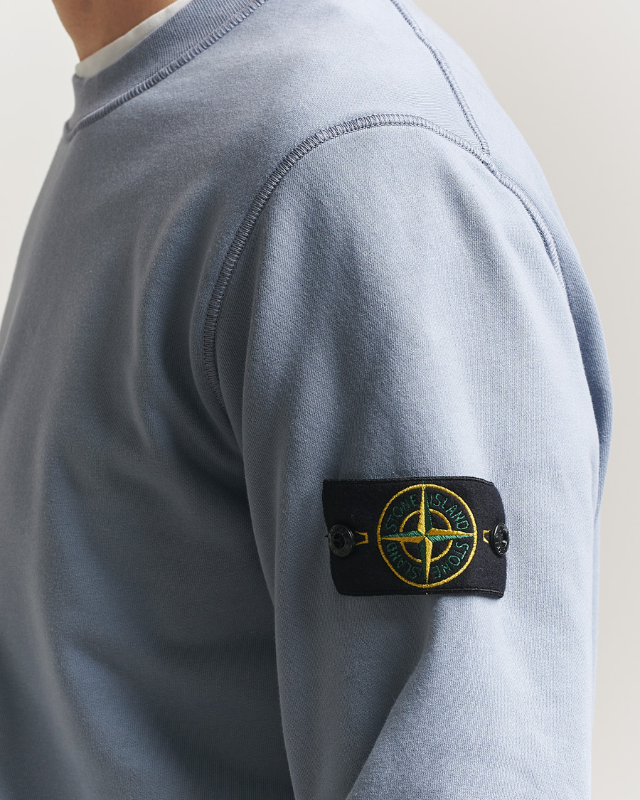 Homme | Pulls Et Tricots | Stone Island | Garment Dyed Fleece Sweatshirt Dark Blue