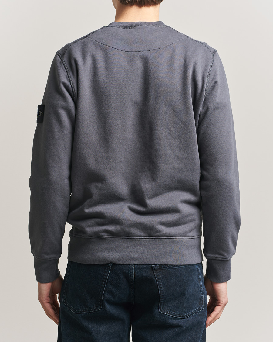 Homme | Pulls Et Tricots | Stone Island | Garment Dyed Fleece Sweatshirt Blue/Grey