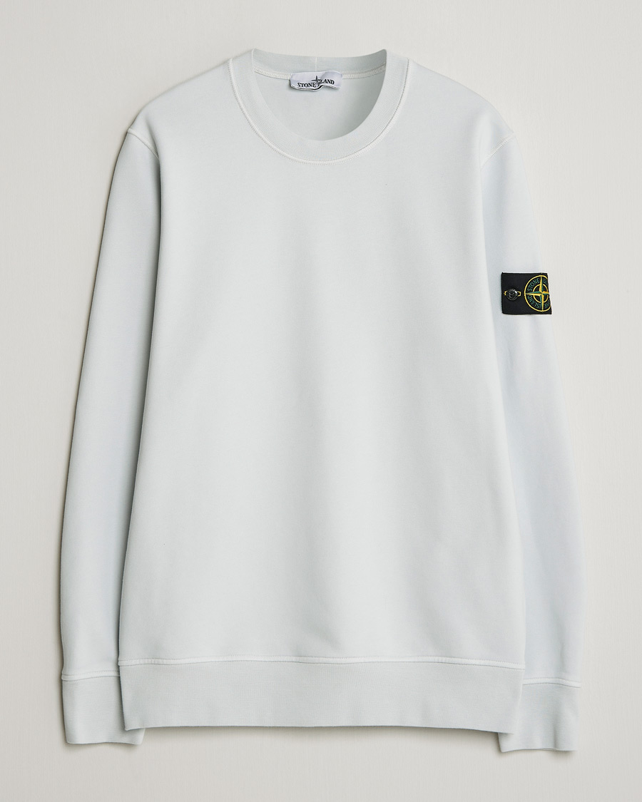Heren | Truien | Stone Island | Garment Dyed Fleece Sweatshirt Sky Blue