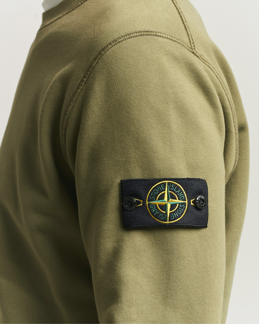 Homme | Pulls Et Tricots | Stone Island | Garment Dyed Fleece Sweatshirt Military Green