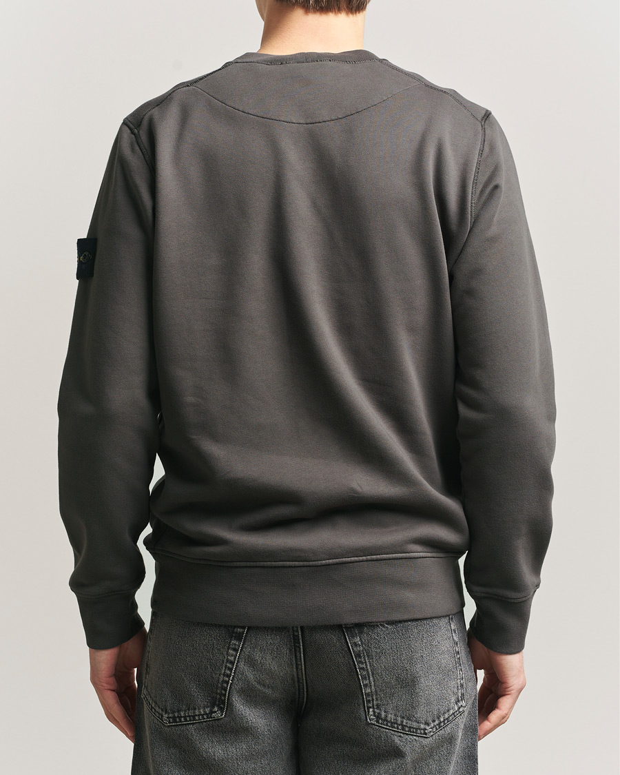 Heren | Truien | Stone Island | Garment Dyed Fleece Sweatshirt Charcoal