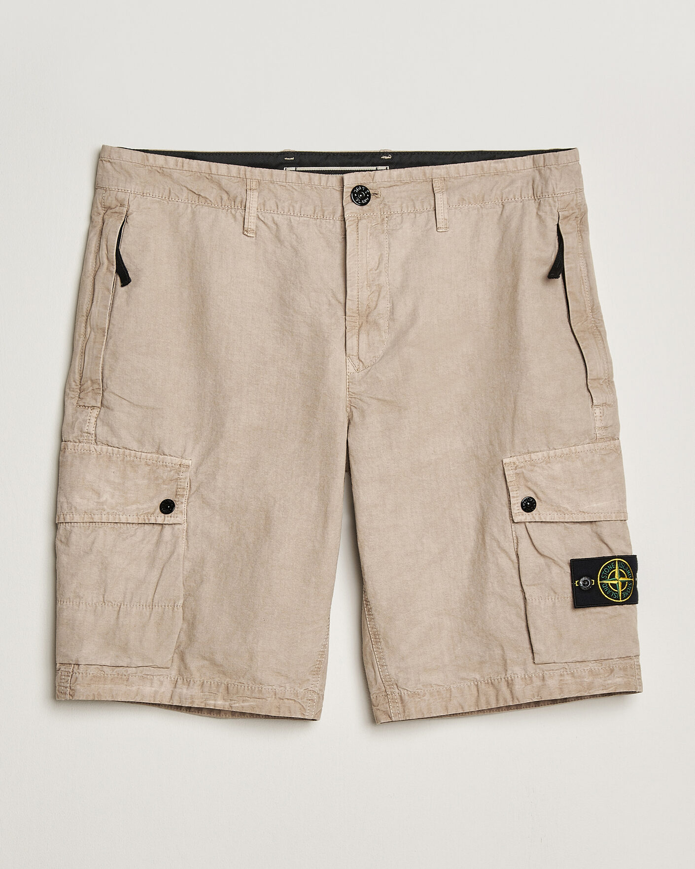 Heren | Korte broek | Stone Island | Brushed Cotton Canvas Cargo Shorts Desert