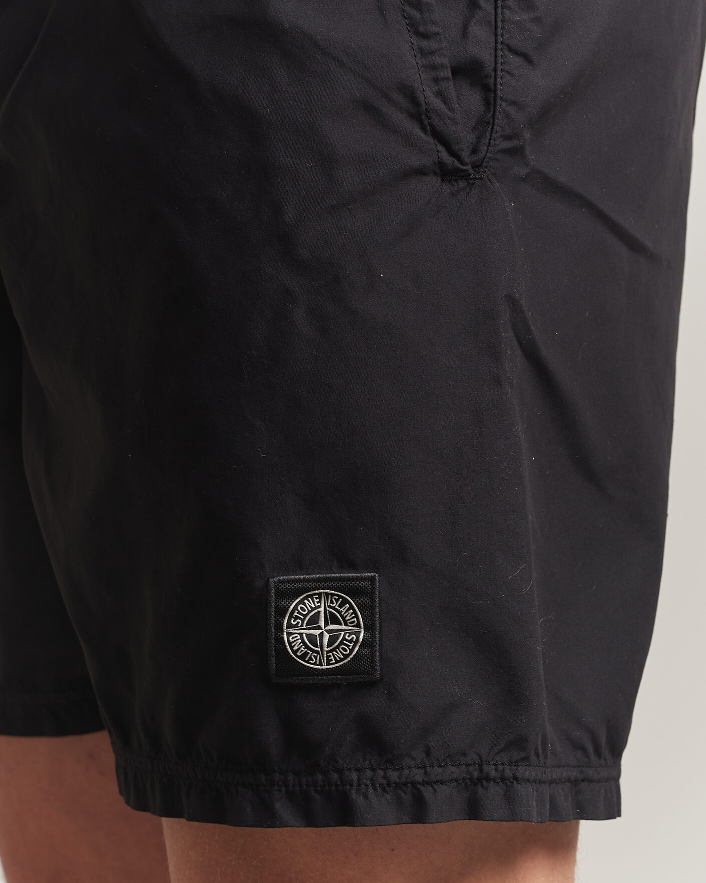 Heren | Zwembroek | Stone Island | Brushed Nylon Swimshorts Black