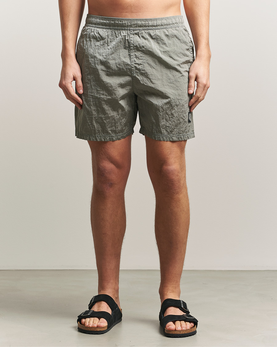 Heren | Zwembroek | Stone Island | Nylon Metal Econyl Swimshorts Pearl Grey