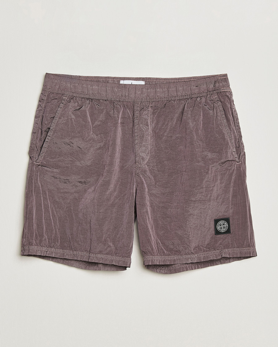 Heren | Zwembroek | Stone Island | Nylon Metal Econyl Swimshorts Purple Grey