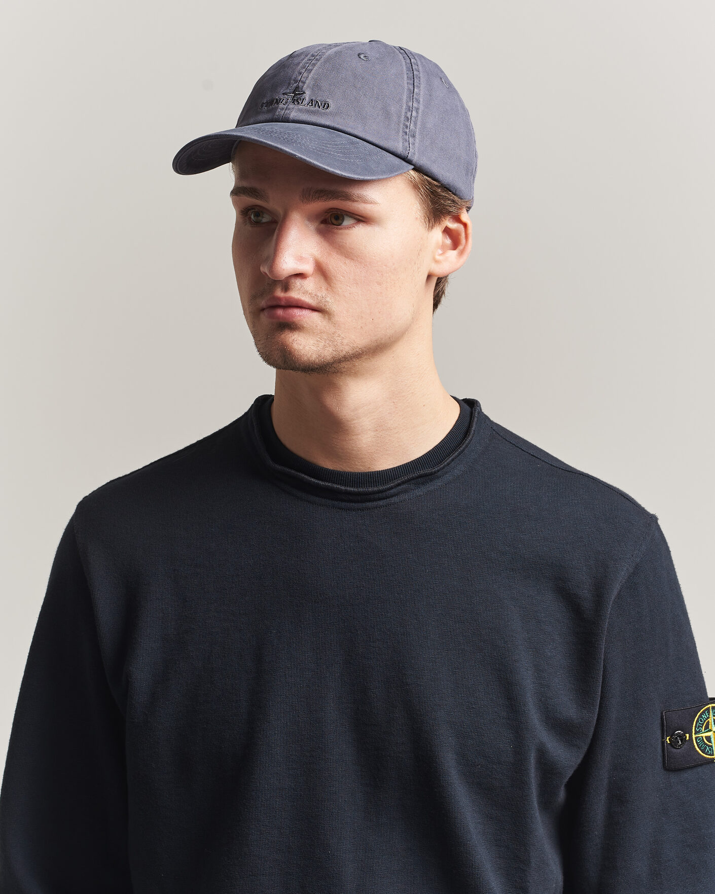 Heren | Hoeden en petten | Stone Island | Cotton Gabardine Cap Blue/Grey