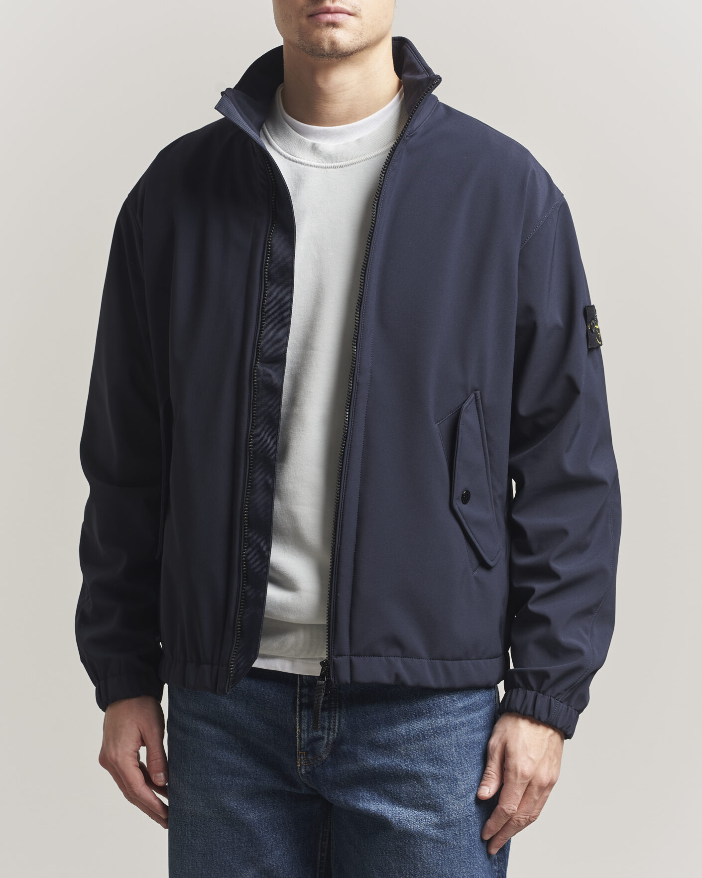 Homme | Manteaux Et Vestes | Stone Island | Soft Shell Jacket Navy
