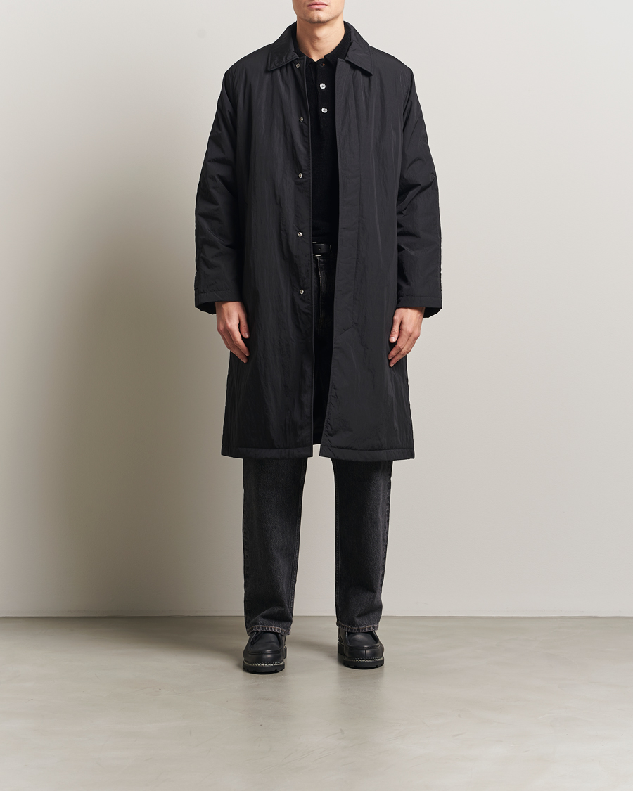 Heren | Jassen | Sunflower | Relaxed Nylon Coat Black