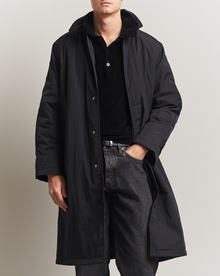 Heren | Jassen | Sunflower | Relaxed Nylon Coat Black