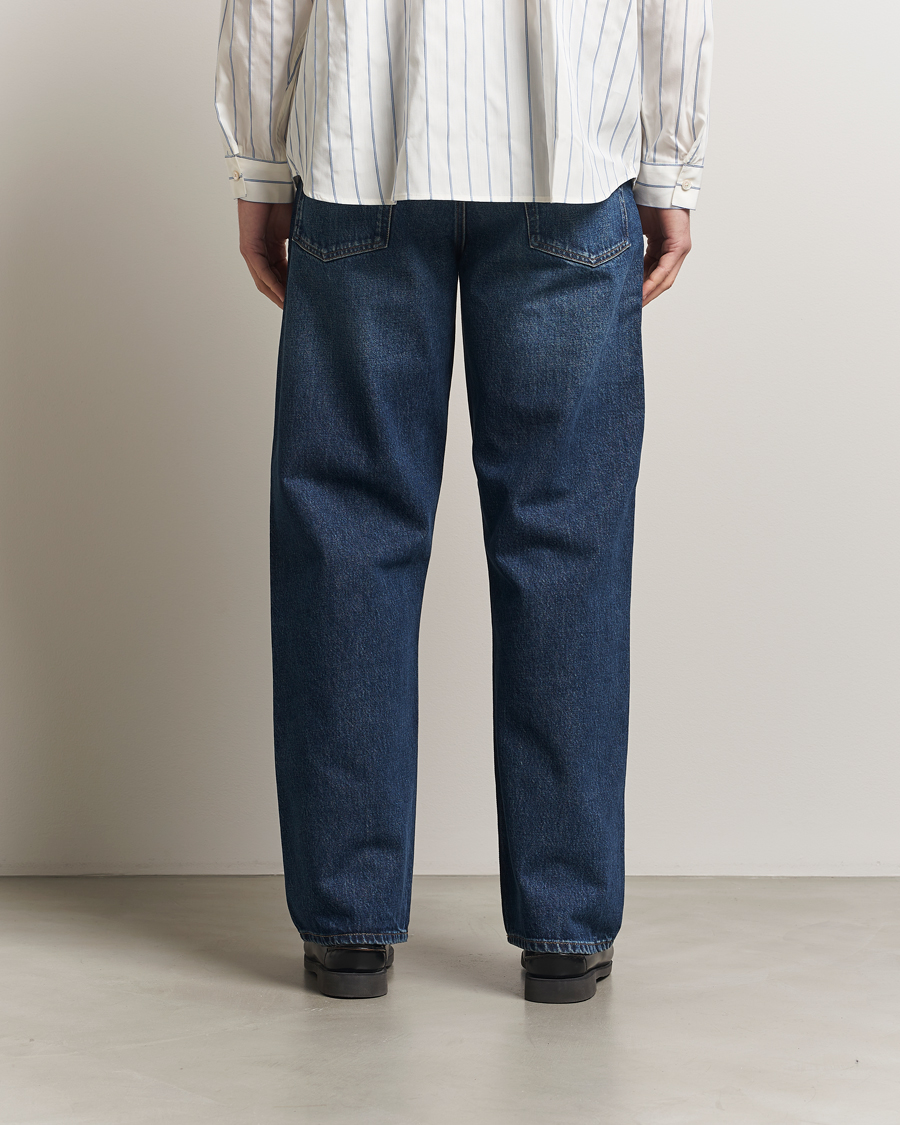 Homme | Jeans | Sunflower | Loose Jeans Dark Blue Worn