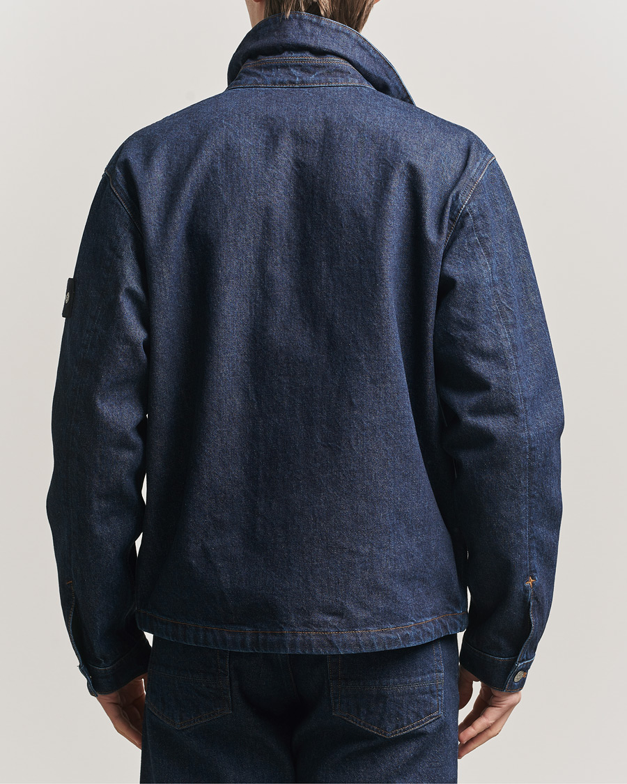 Homme | Manteaux Et Vestes | Stone Island | Denim Jacket Blue Rinse