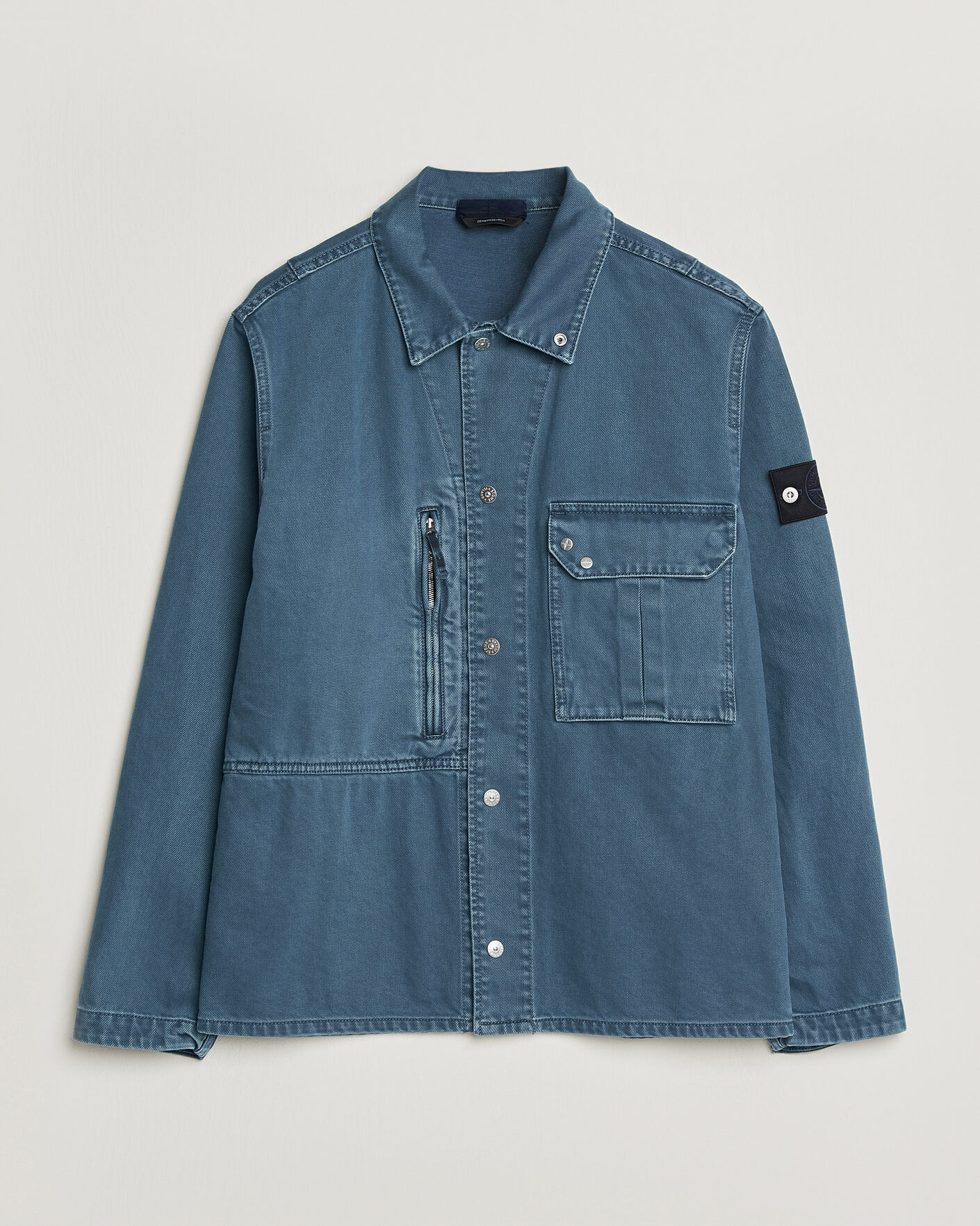 Homme | Chemises | Stone Island | Denim Overshirt Indigo