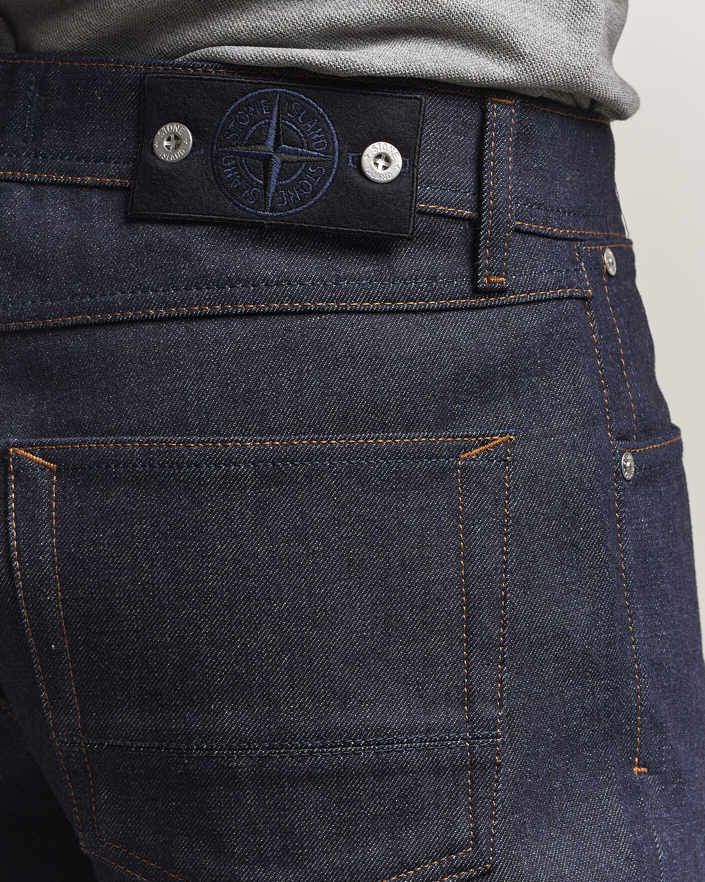 Homme | Jeans | Stone Island | Straight Fit Jeans Blue Raw