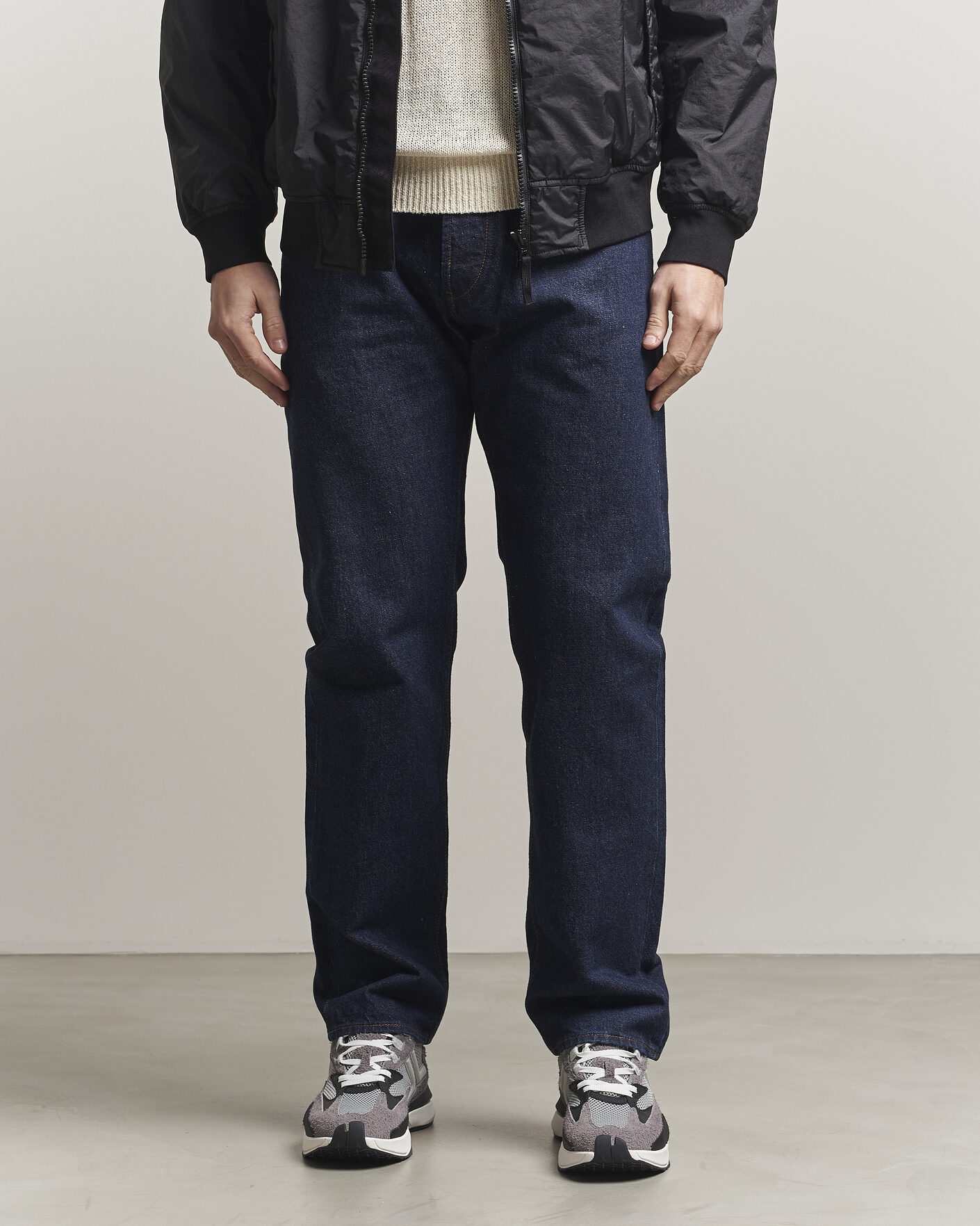 Heren | Jeans | Stone Island | Straight Fit Denim Jeans Blue Rinse