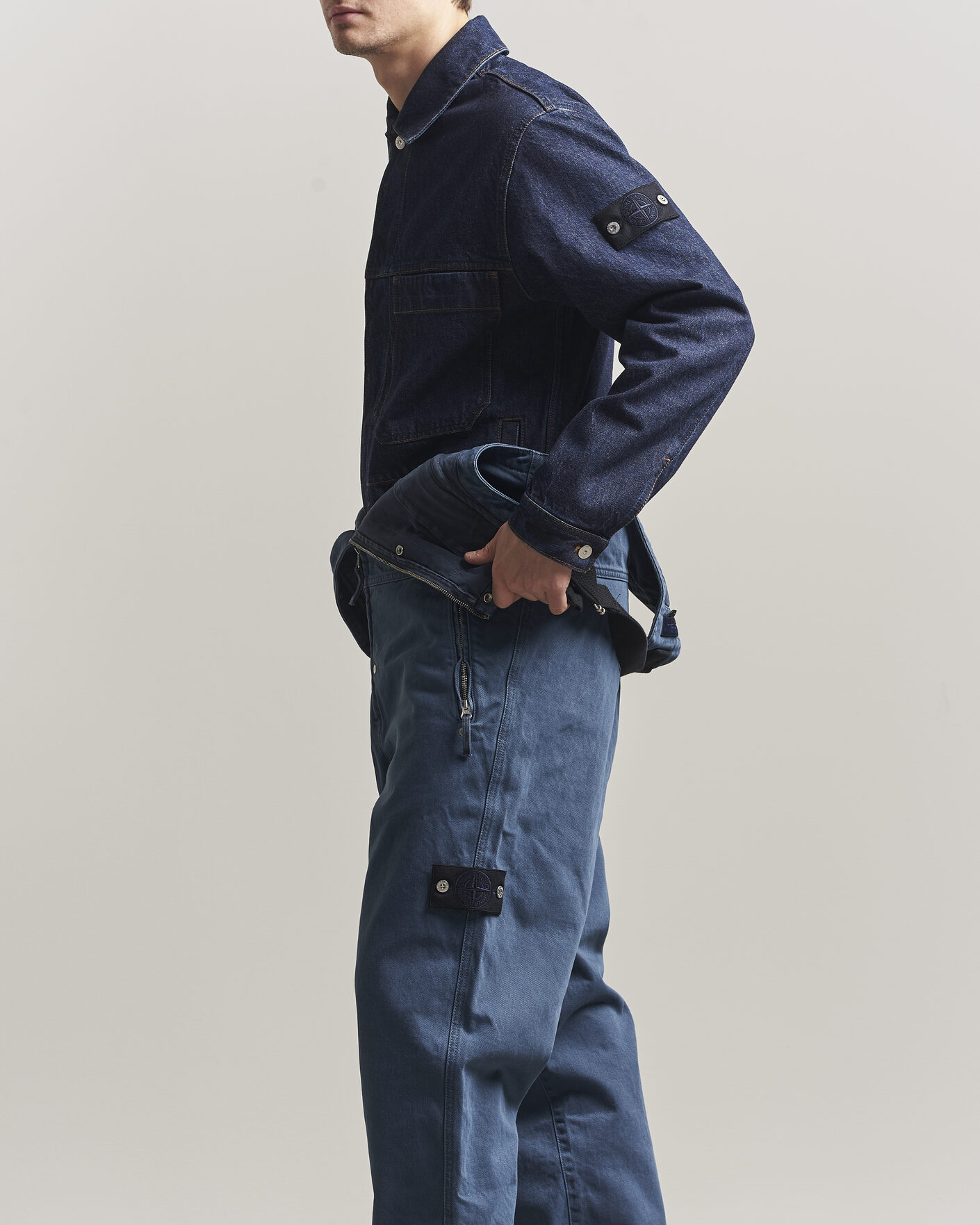 Homme | Jeans | Stone Island | Denim Overall Indigo