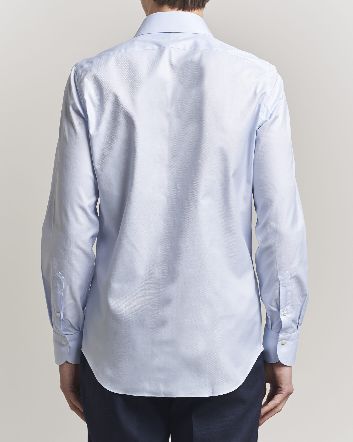 Homme | Chemises | Finamore Napoli | Milano Slim Royal Oxford Dress Shirt Light Blue