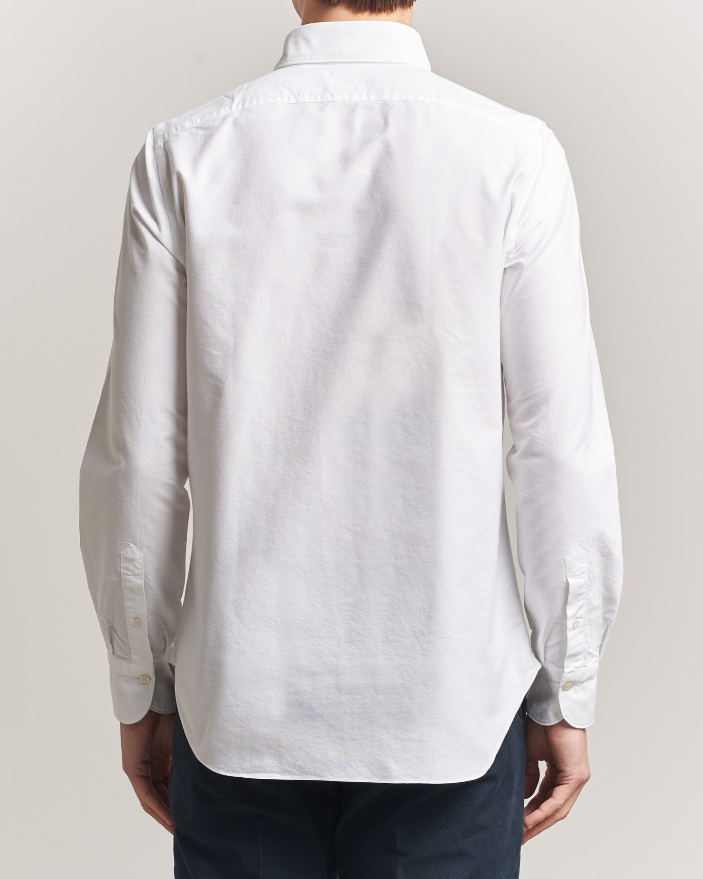 Heren | Overhemden | Finamore Napoli | Gaeta Oxford Button Down Shirt White