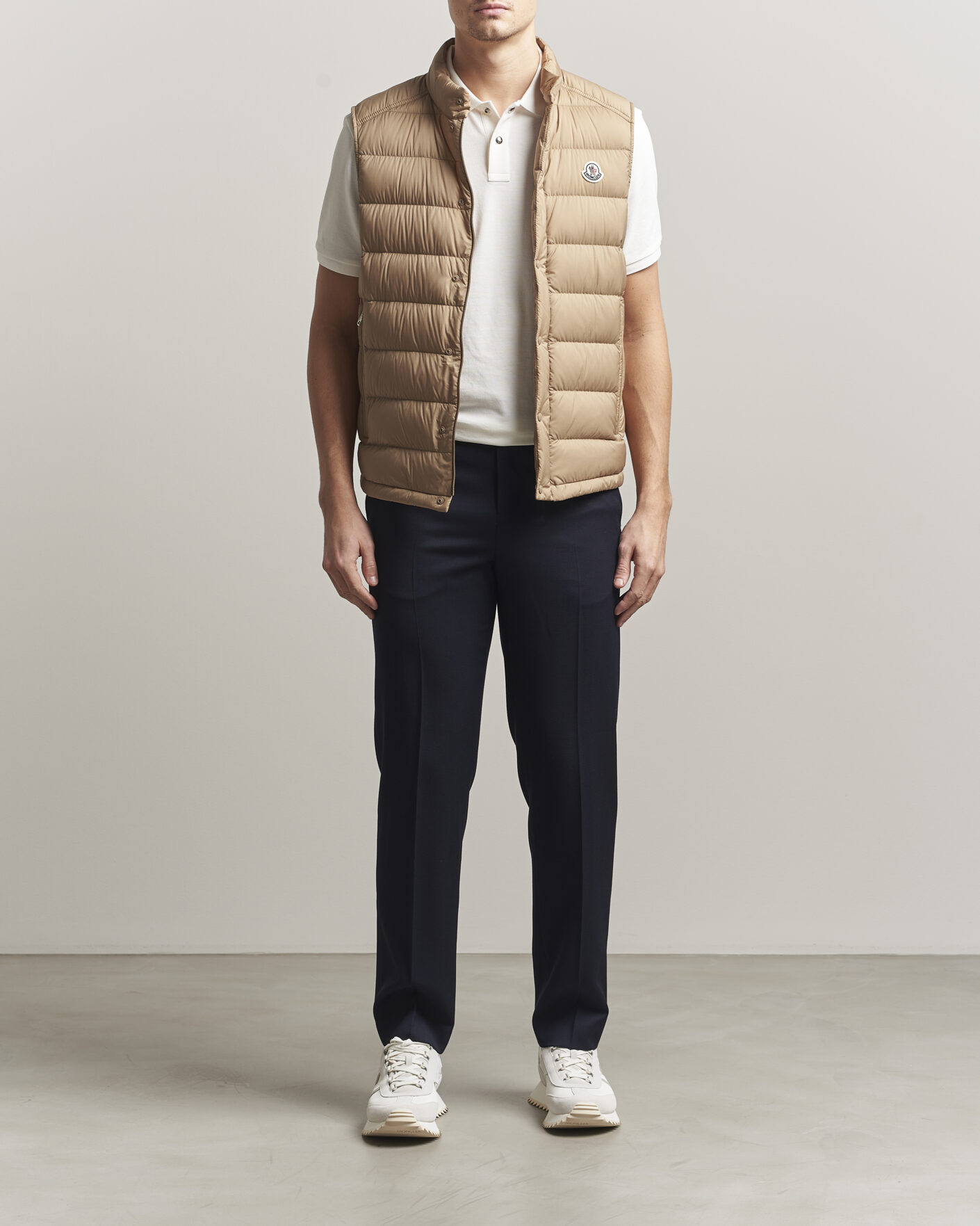 Homme | Gilets | Moncler | Barthe Down Vest Tan