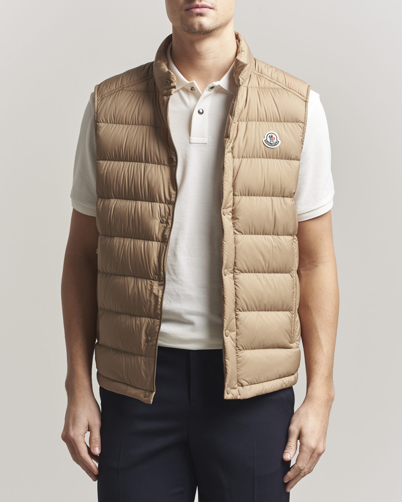 Homme | Gilets | Moncler | Barthe Down Vest Tan