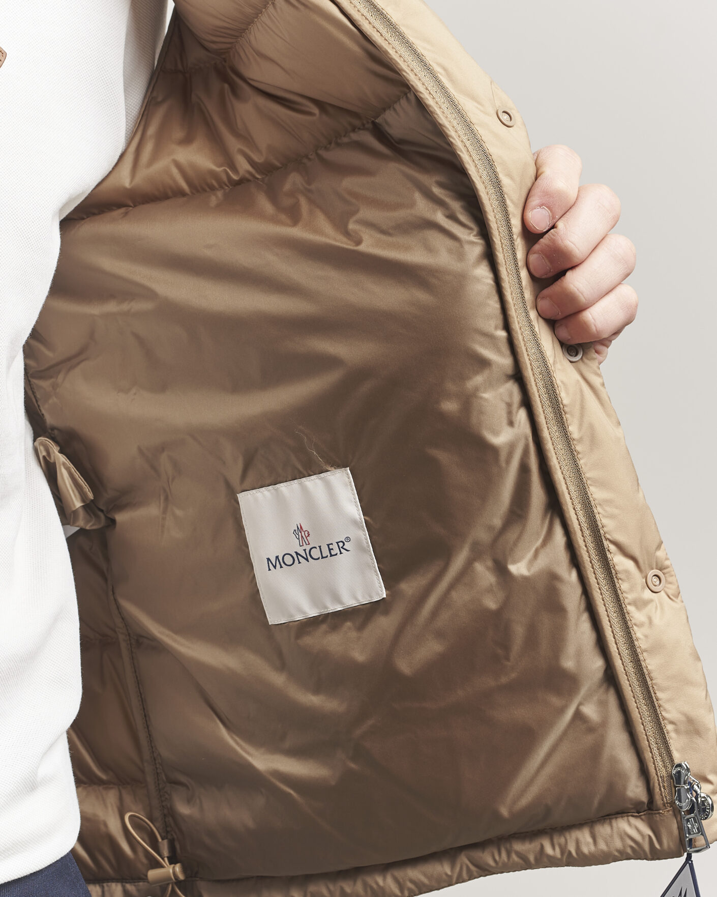 Homme | Gilets | Moncler | Barthe Down Vest Tan