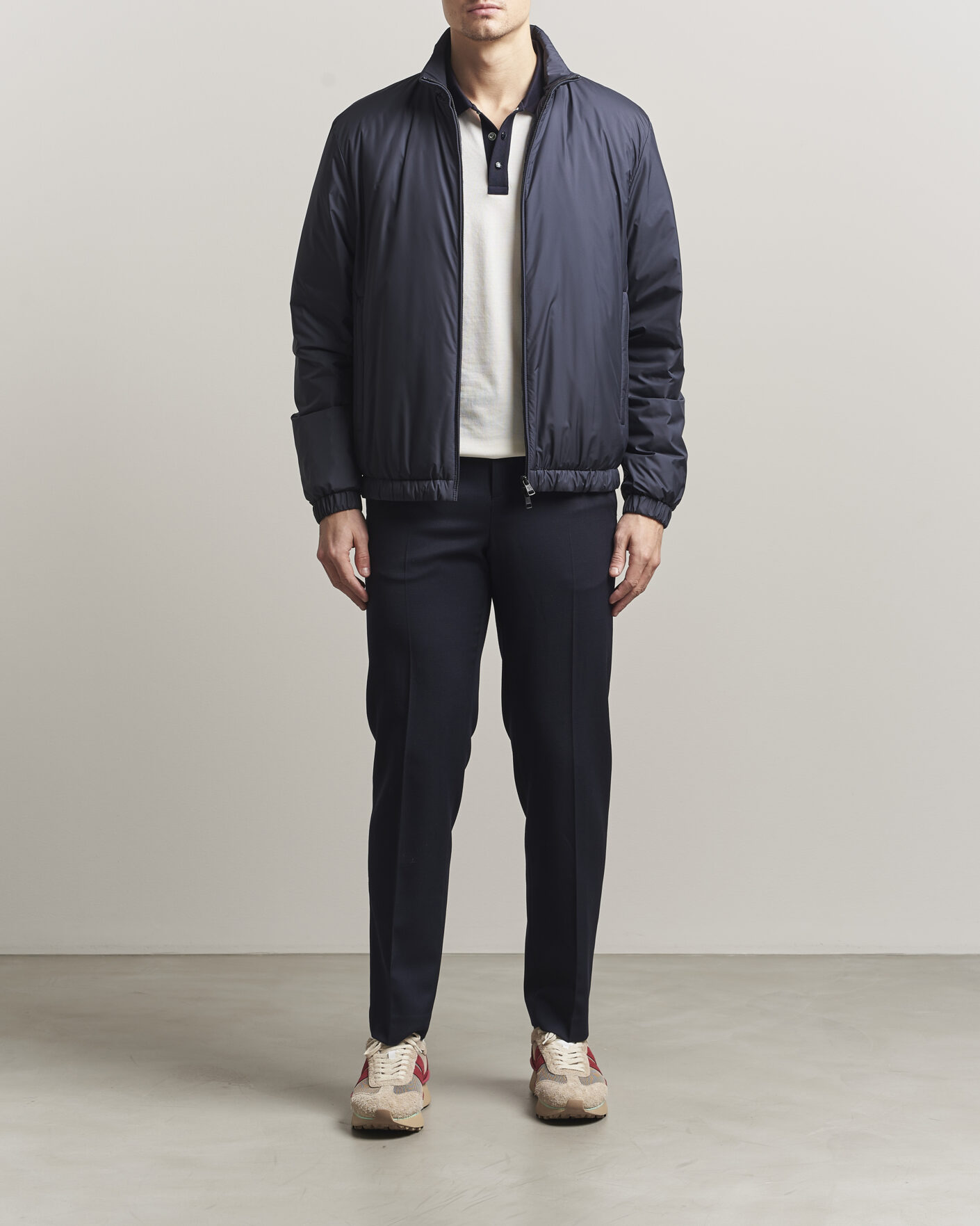 Homme | Manteaux Et Vestes | Moncler | Berre Bomber Jacket Navy